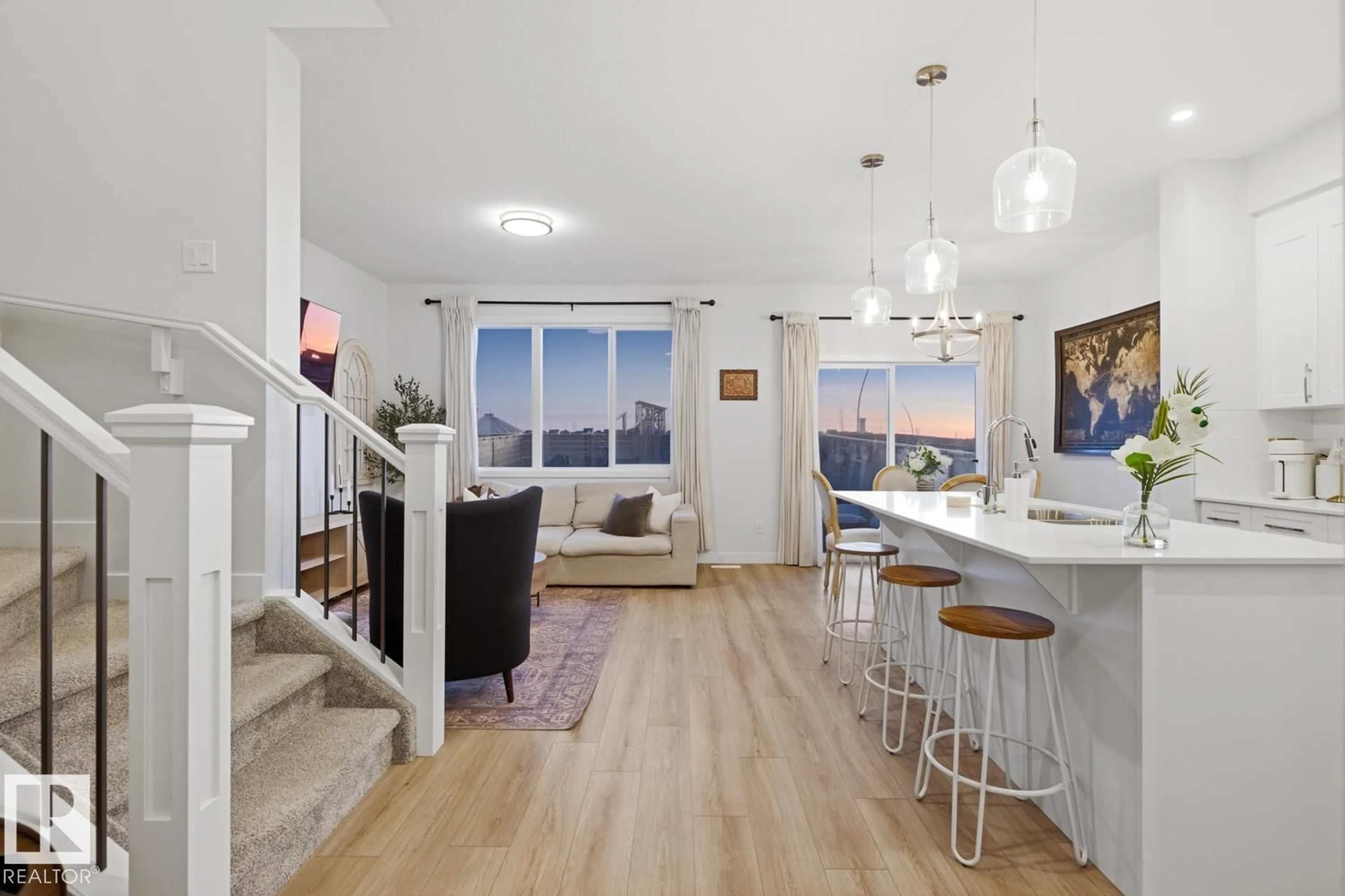 Open concept kitchen, unknown for NE - 17432 6 ST, Edmonton Alberta T5Y4G1
