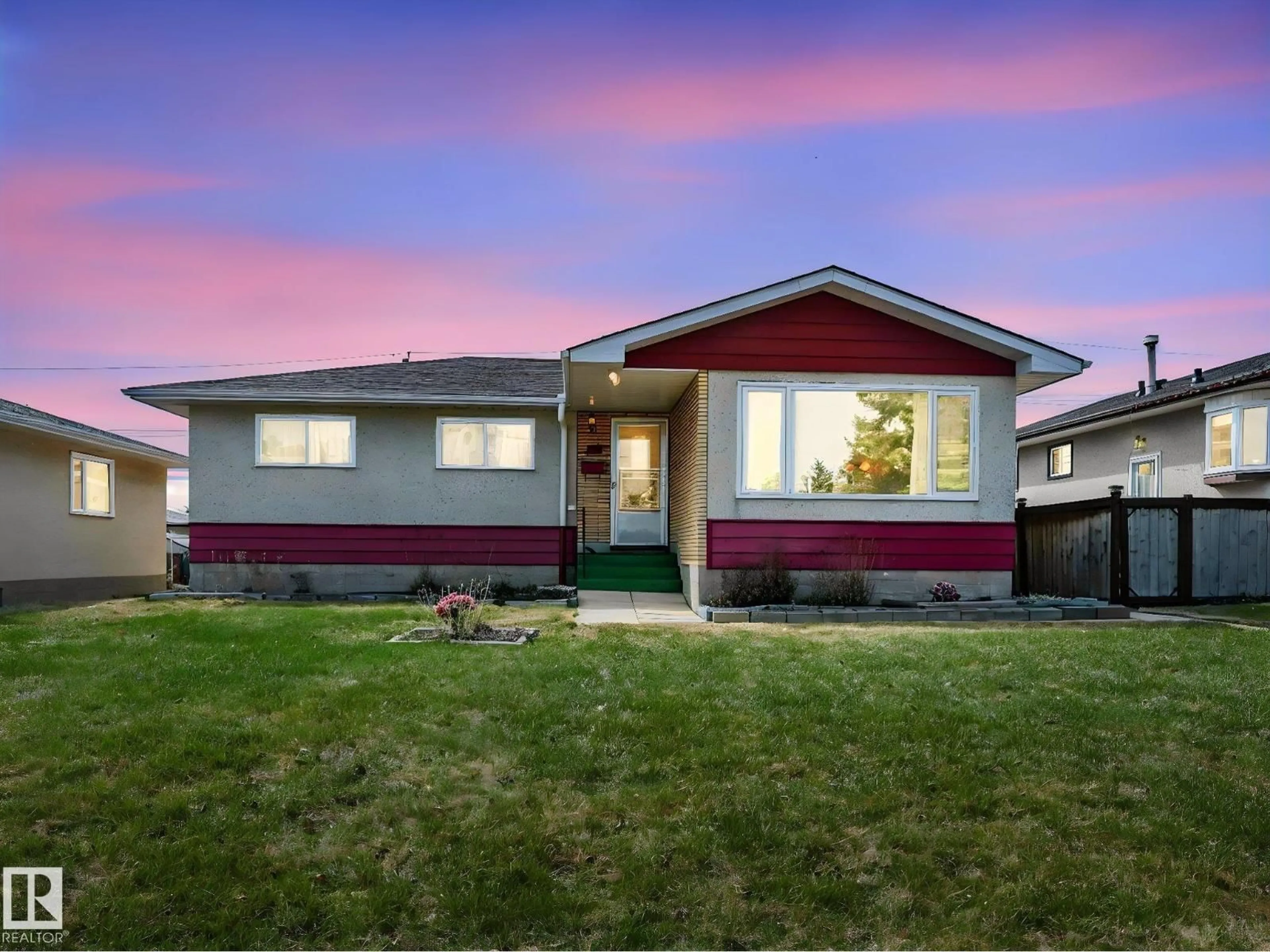 Home with vinyl exterior material, street for NW - 3519 113 AV, Edmonton Alberta T5W0P5