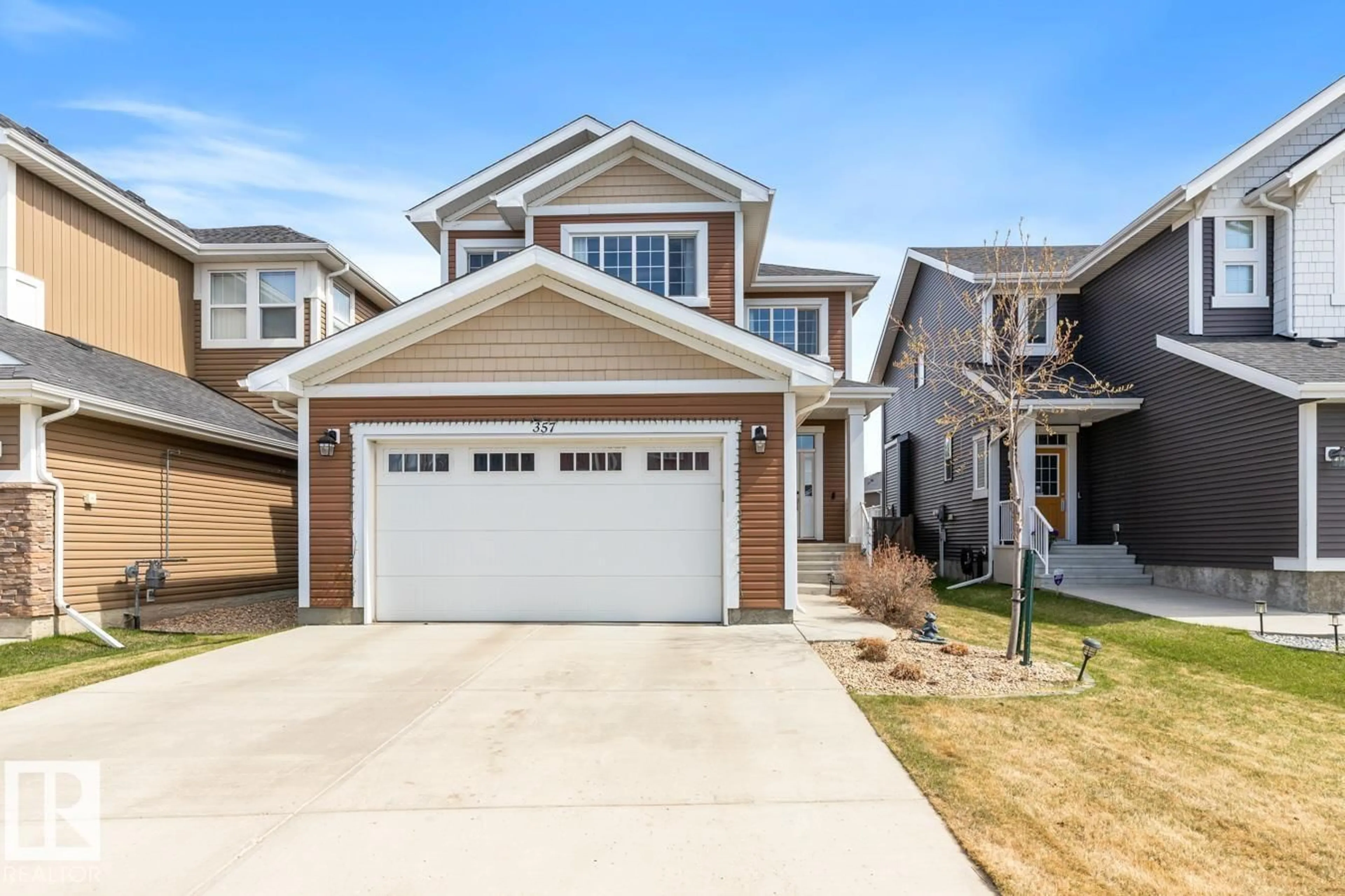 Home with vinyl exterior material, street for 357 SIMPKINS WYND, Leduc Alberta T9E0Y4