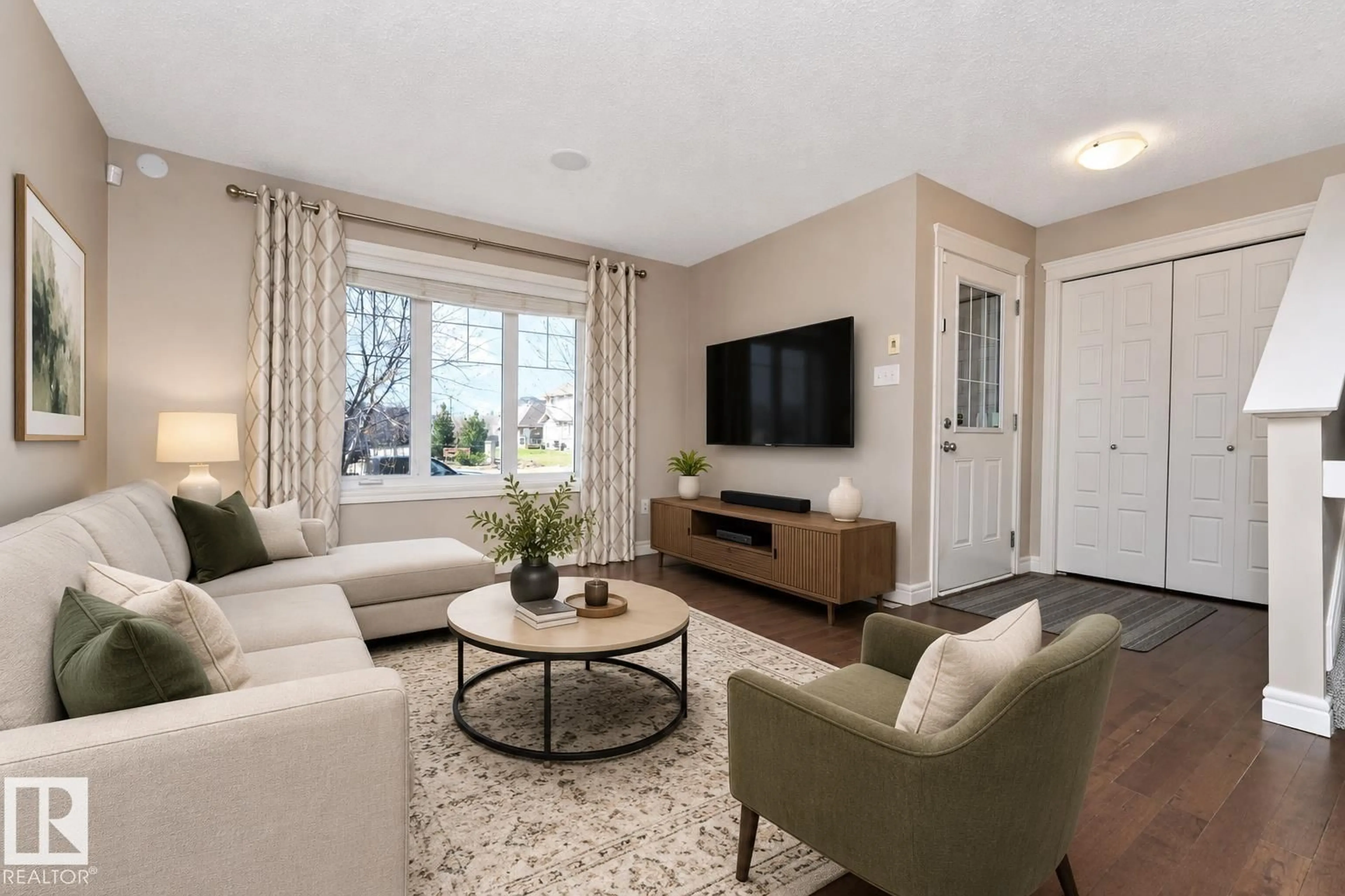 Living room with furniture, unknown for 2146 TRUMPETER WY, Edmonton Alberta T5S0G4