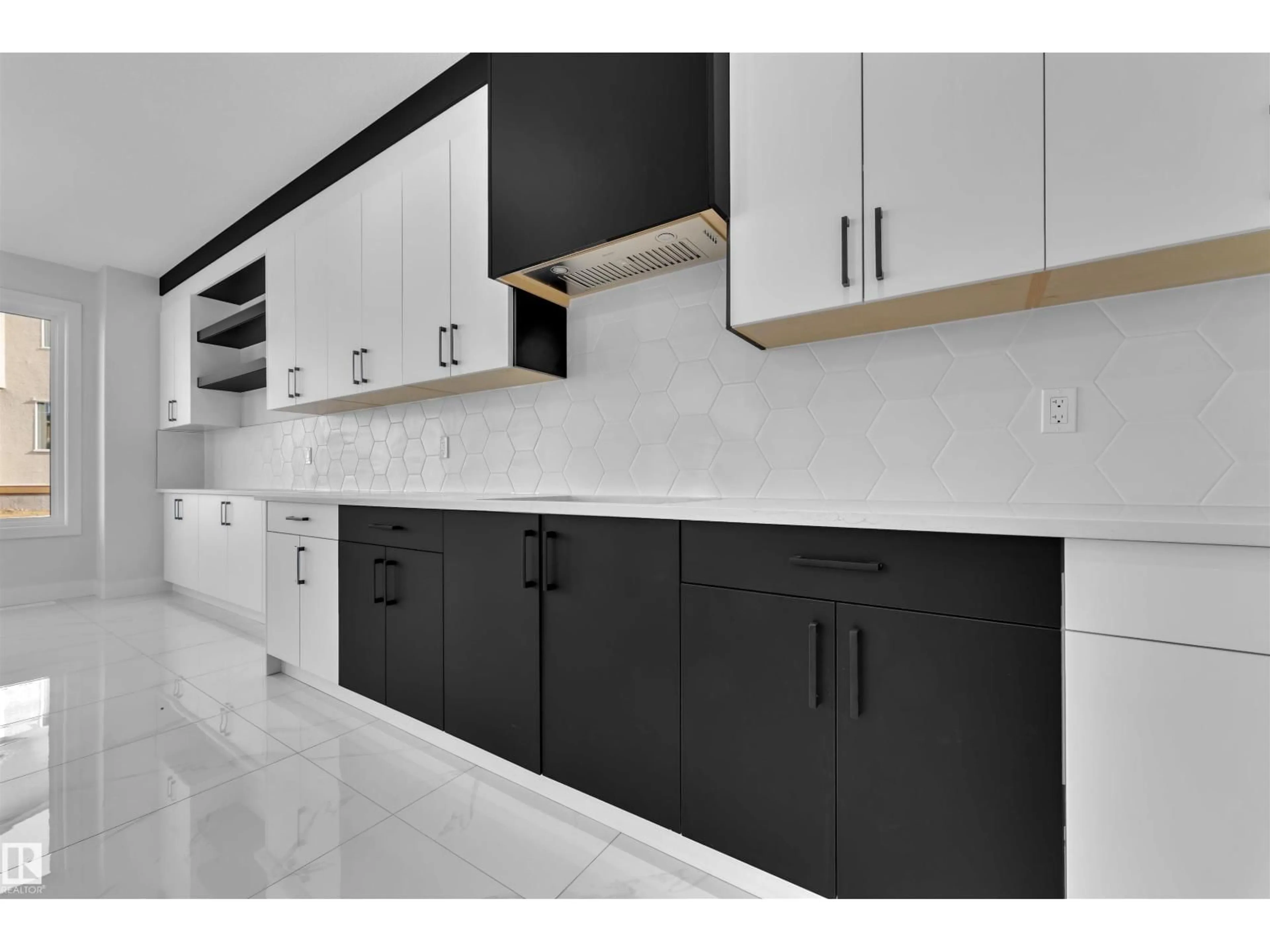 Contemporary kitchen, ceramic/tile floor for 47 NORWYK WY, Spruce Grove Alberta T7X4E9