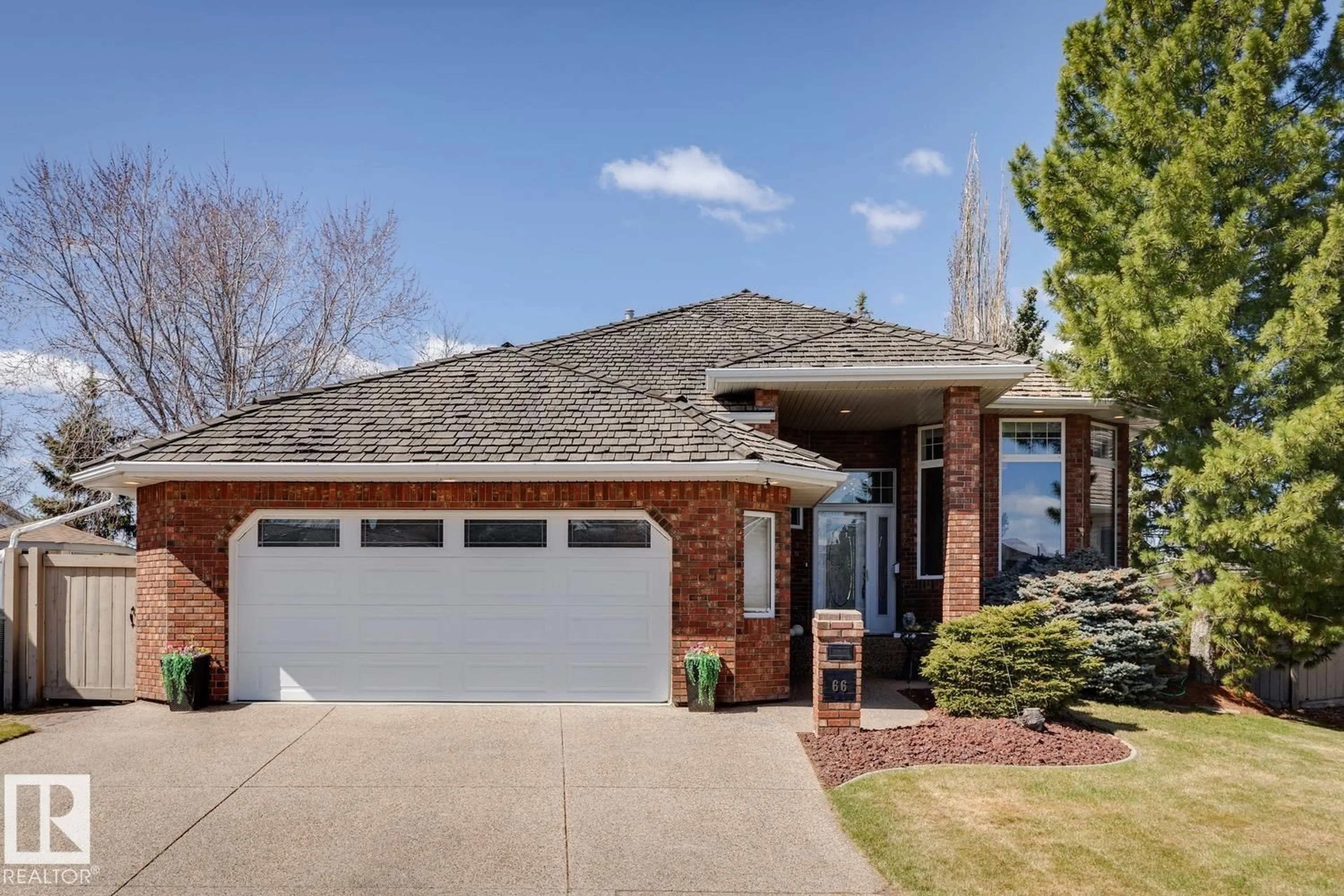 Home with brick exterior material, street for 66 REGAL WY, Sherwood Park Alberta T8A5V4
