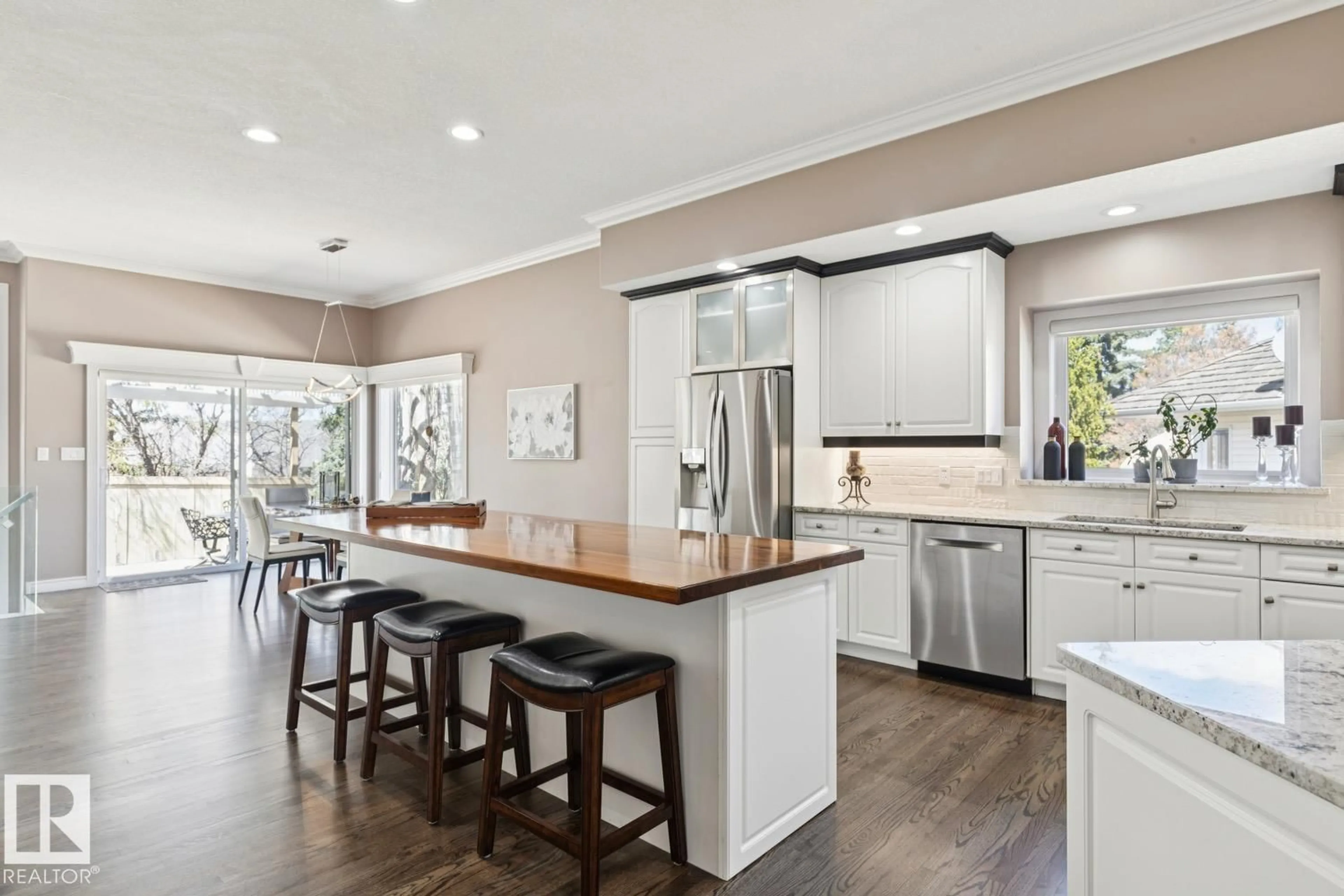 Open concept kitchen, unknown for 66 REGAL WY, Sherwood Park Alberta T8A5V4