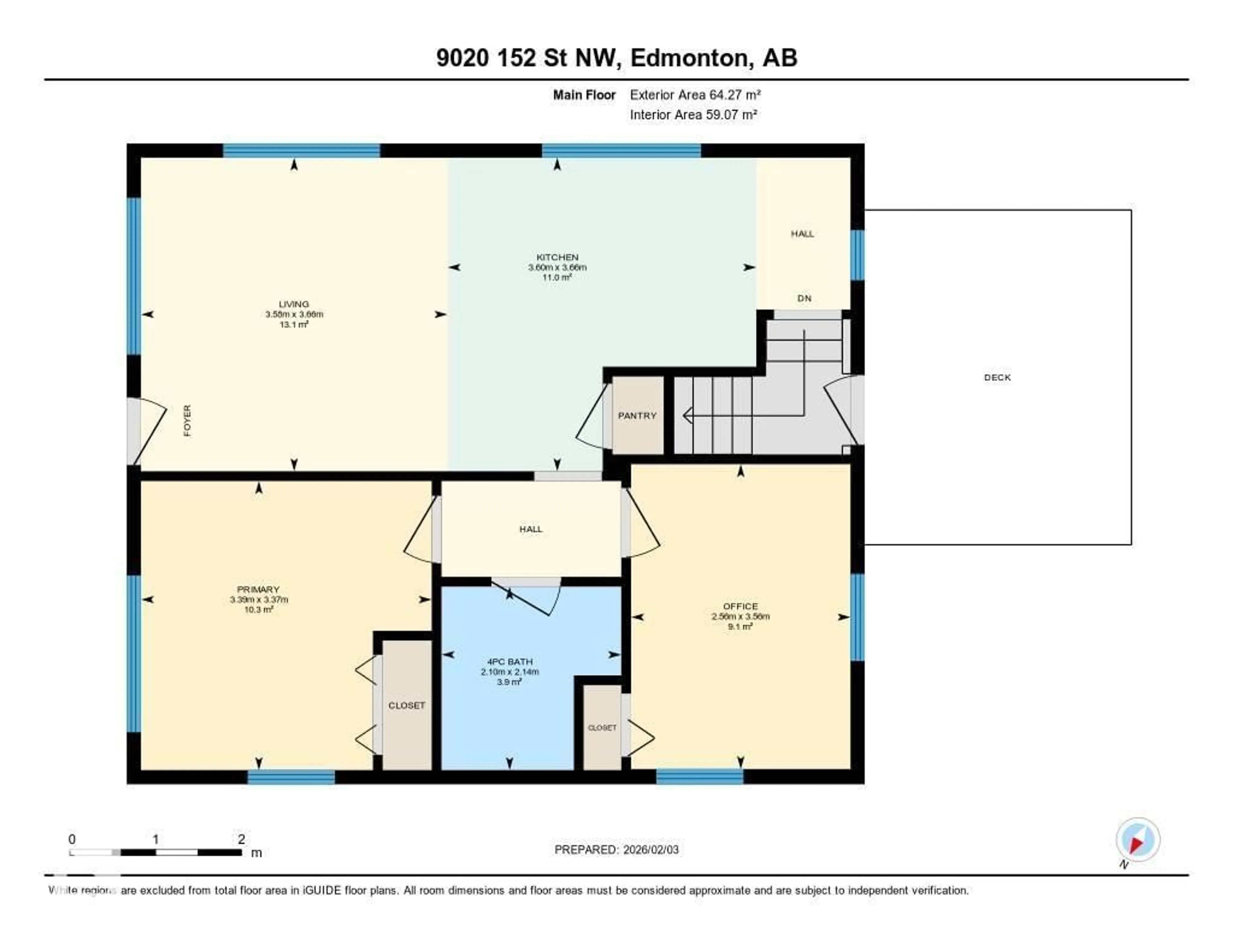Floor plan for NW - 9020 152 ST, Edmonton Alberta T5R1M3