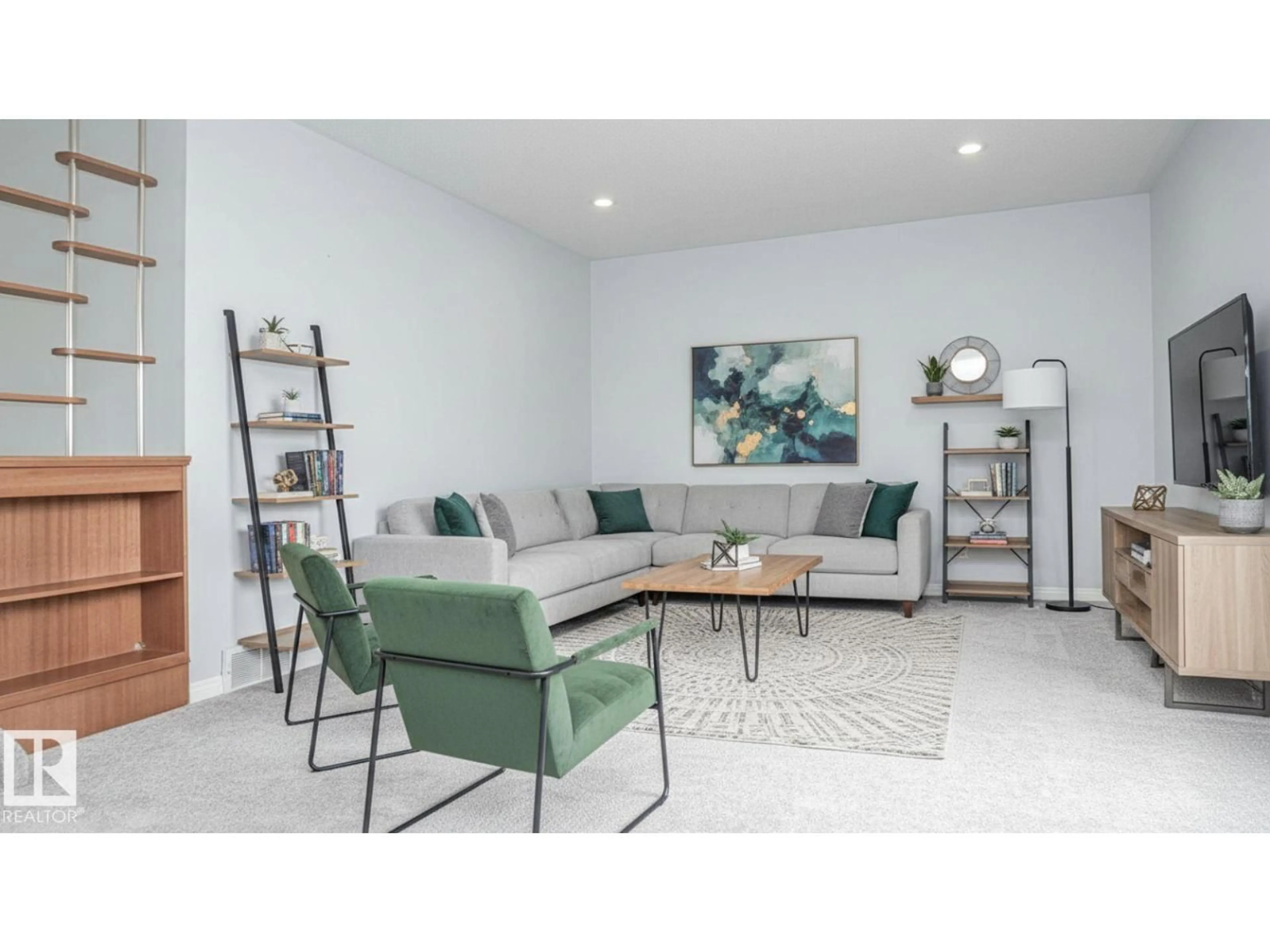 Living room with furniture, unknown for NW - 11131 52 ST, Edmonton Alberta T5W3H6