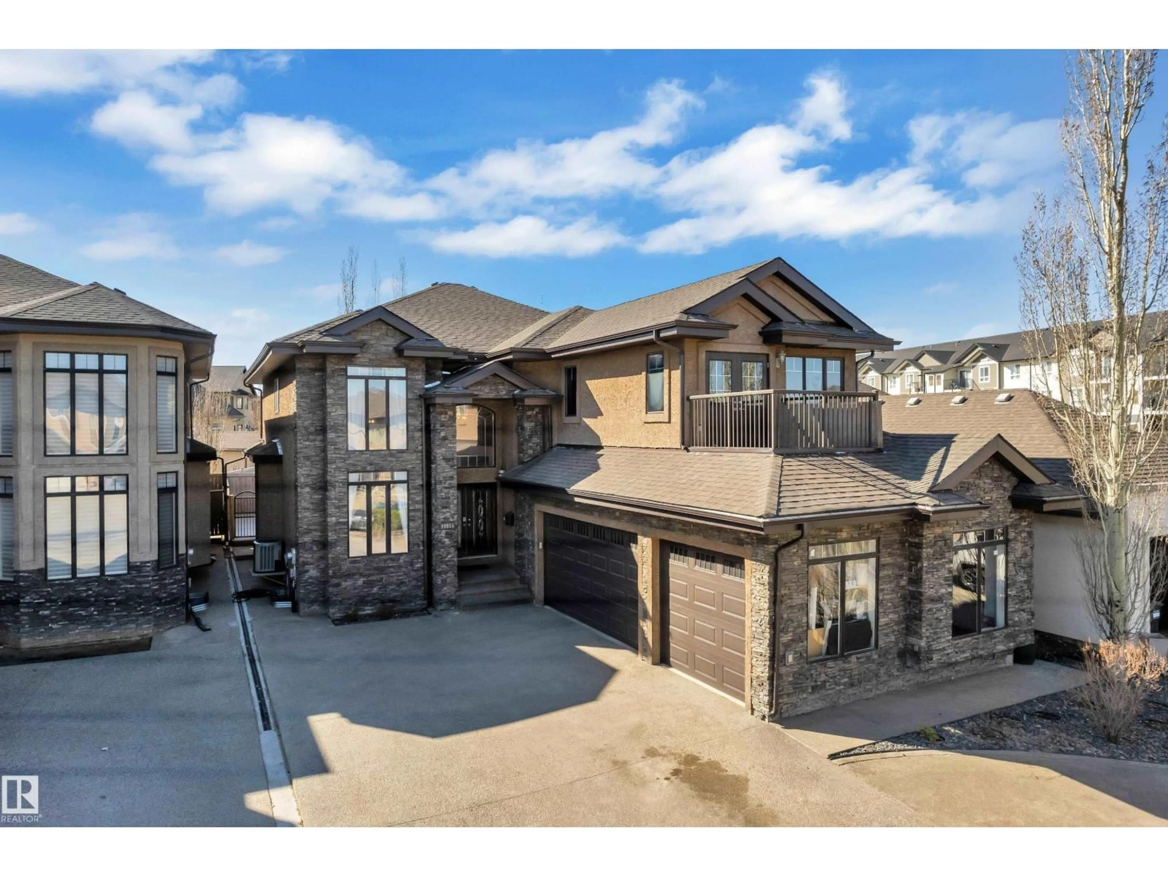 A pic from outside/outdoor area/front of a property/back of a property/a pic from drone, unknown for 10915 175 AV, Edmonton Alberta T5X0B7