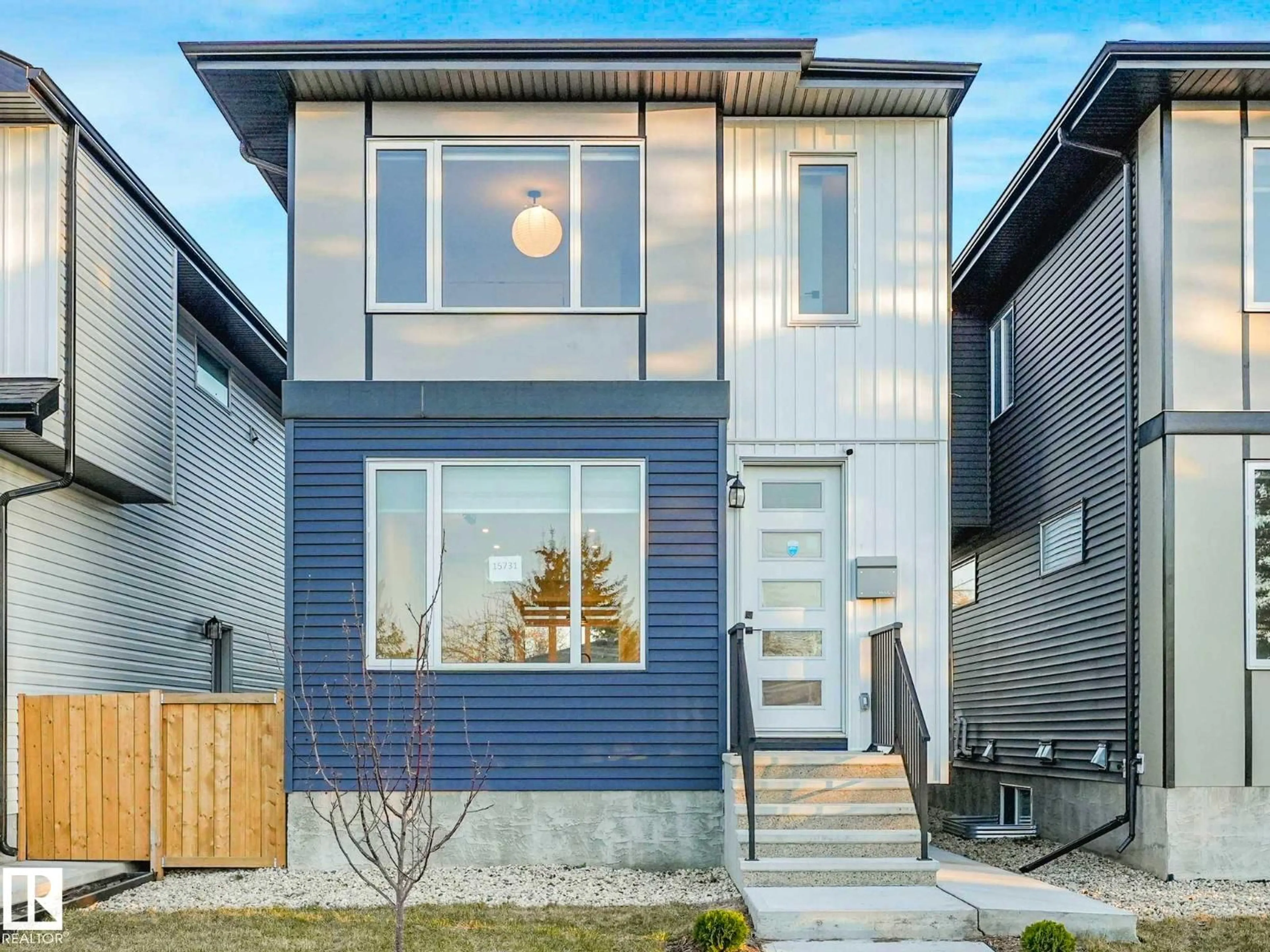 Home with vinyl exterior material, street for 15731 109 AVENUE, Edmonton Alberta T5P1B5
