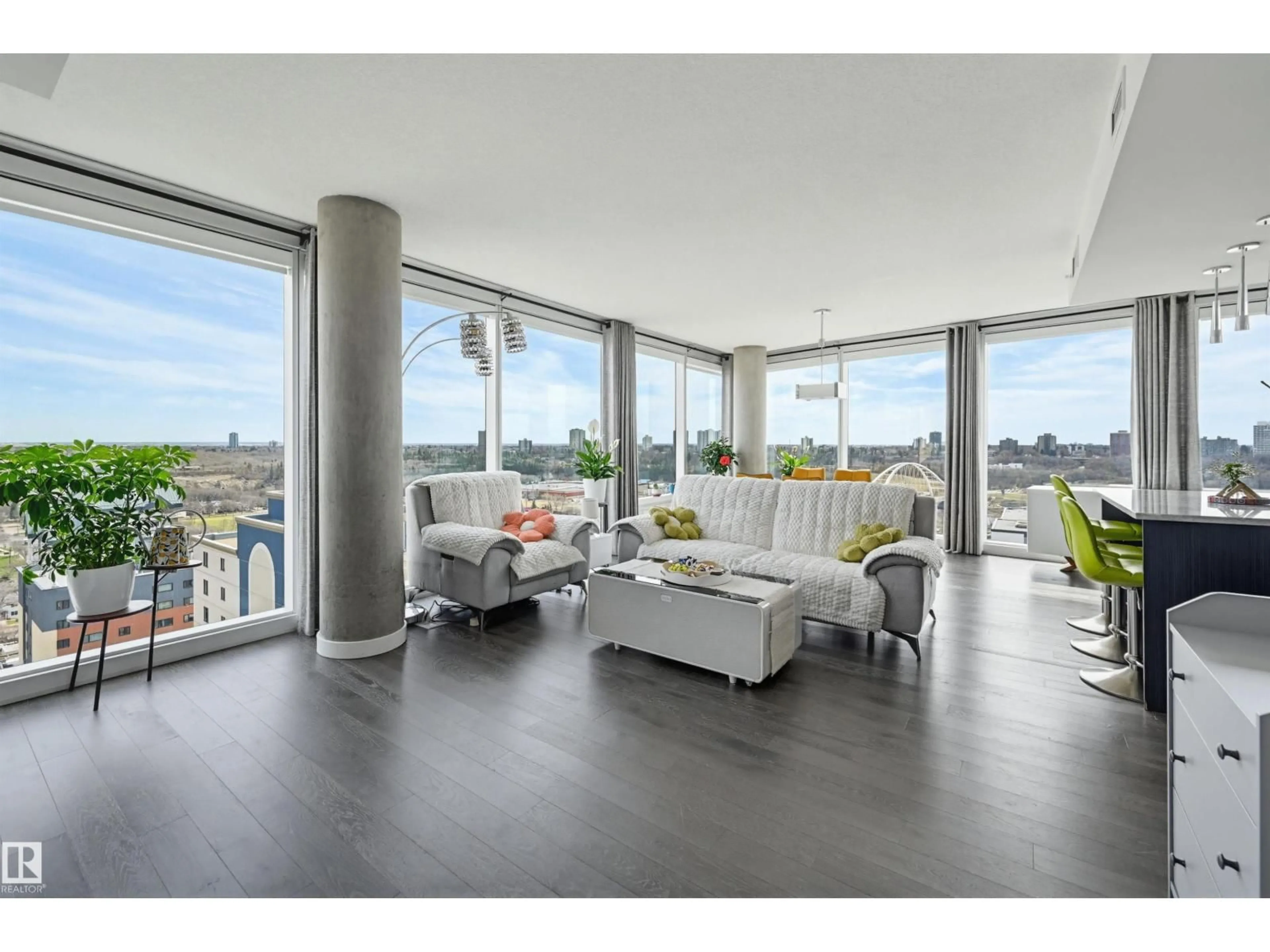 Living room with furniture, unknown for 9720 - 1605 106 ST, Edmonton Alberta T5K0K8