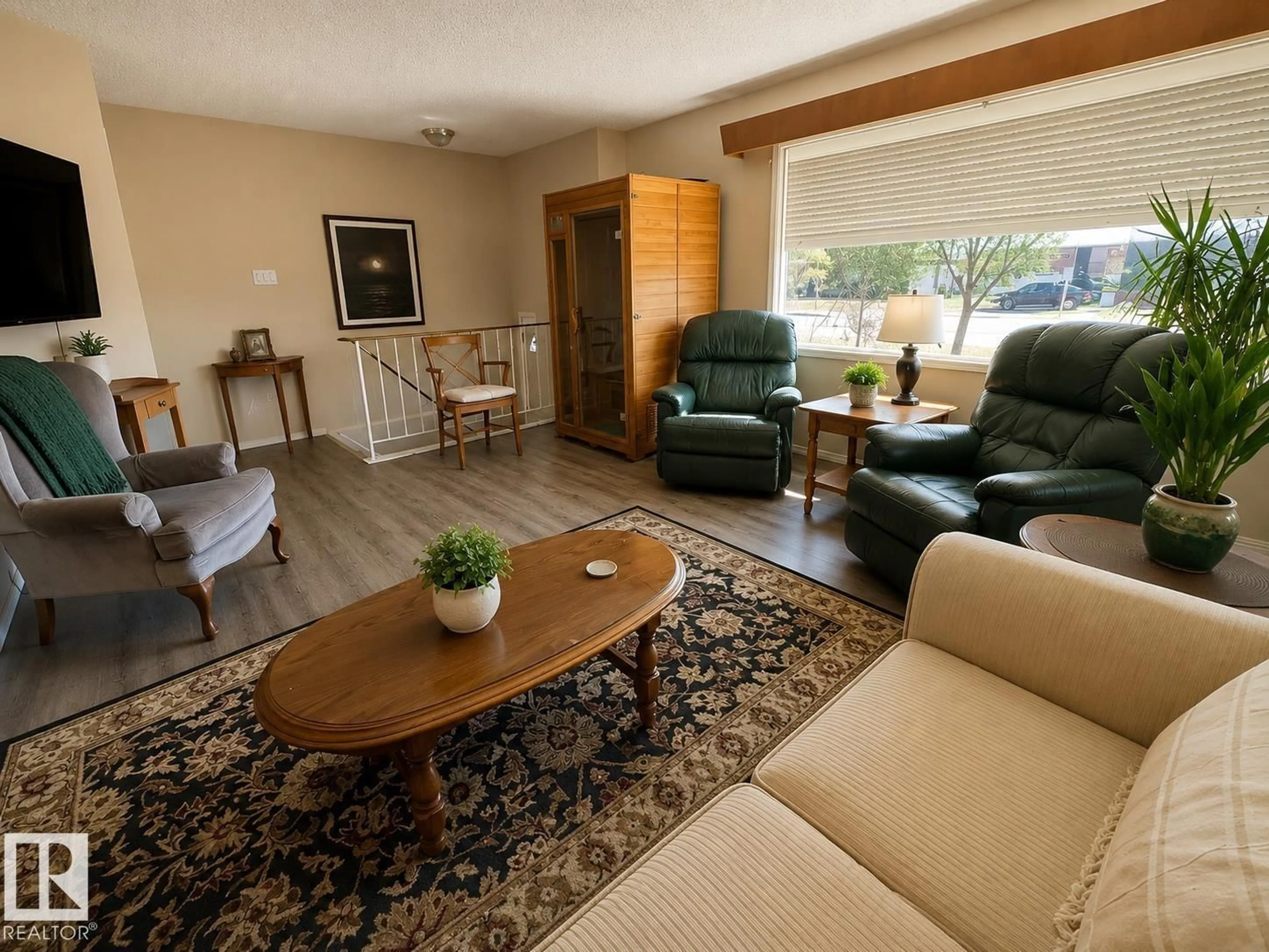 Living room with furniture, unknown for 5712 101 AV, Edmonton Alberta T6A0G8