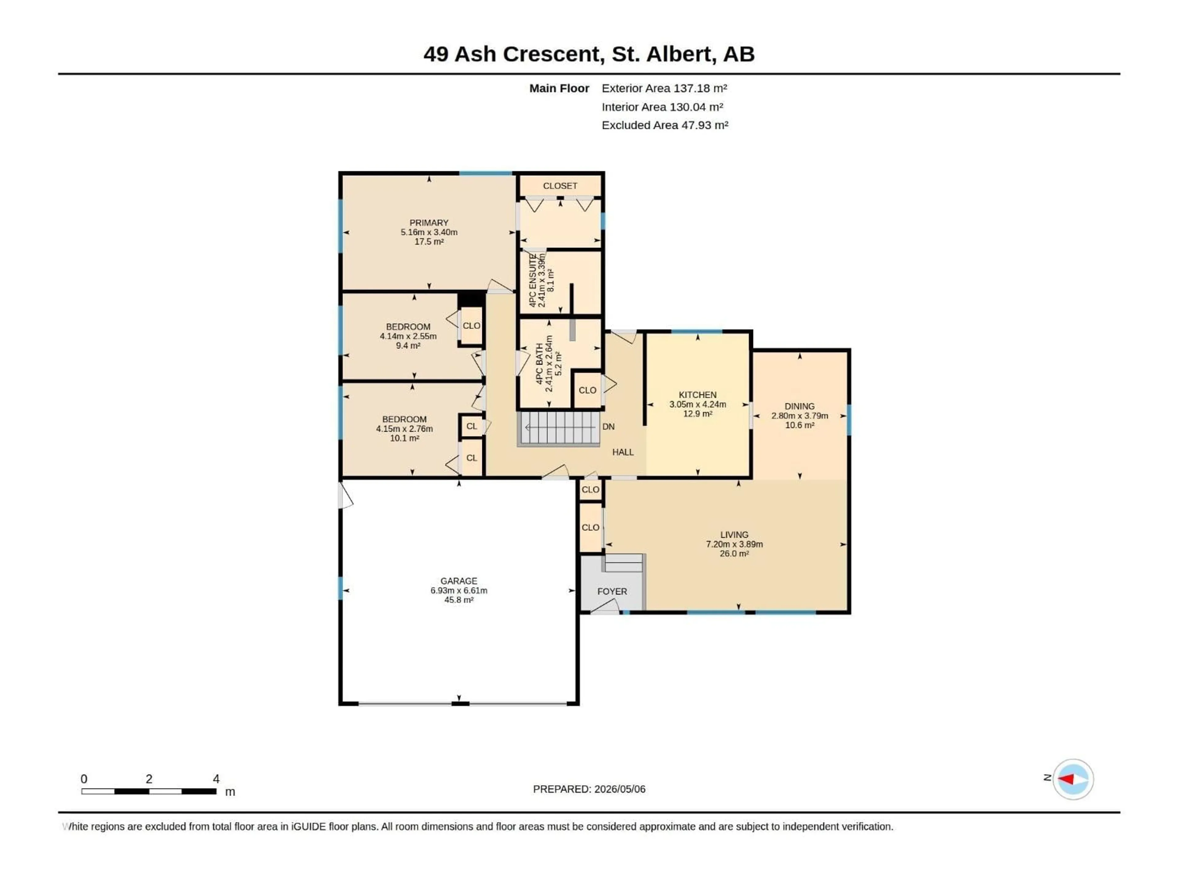 Floor plan for 49 ASH CR, St. Albert Alberta T8N3J6