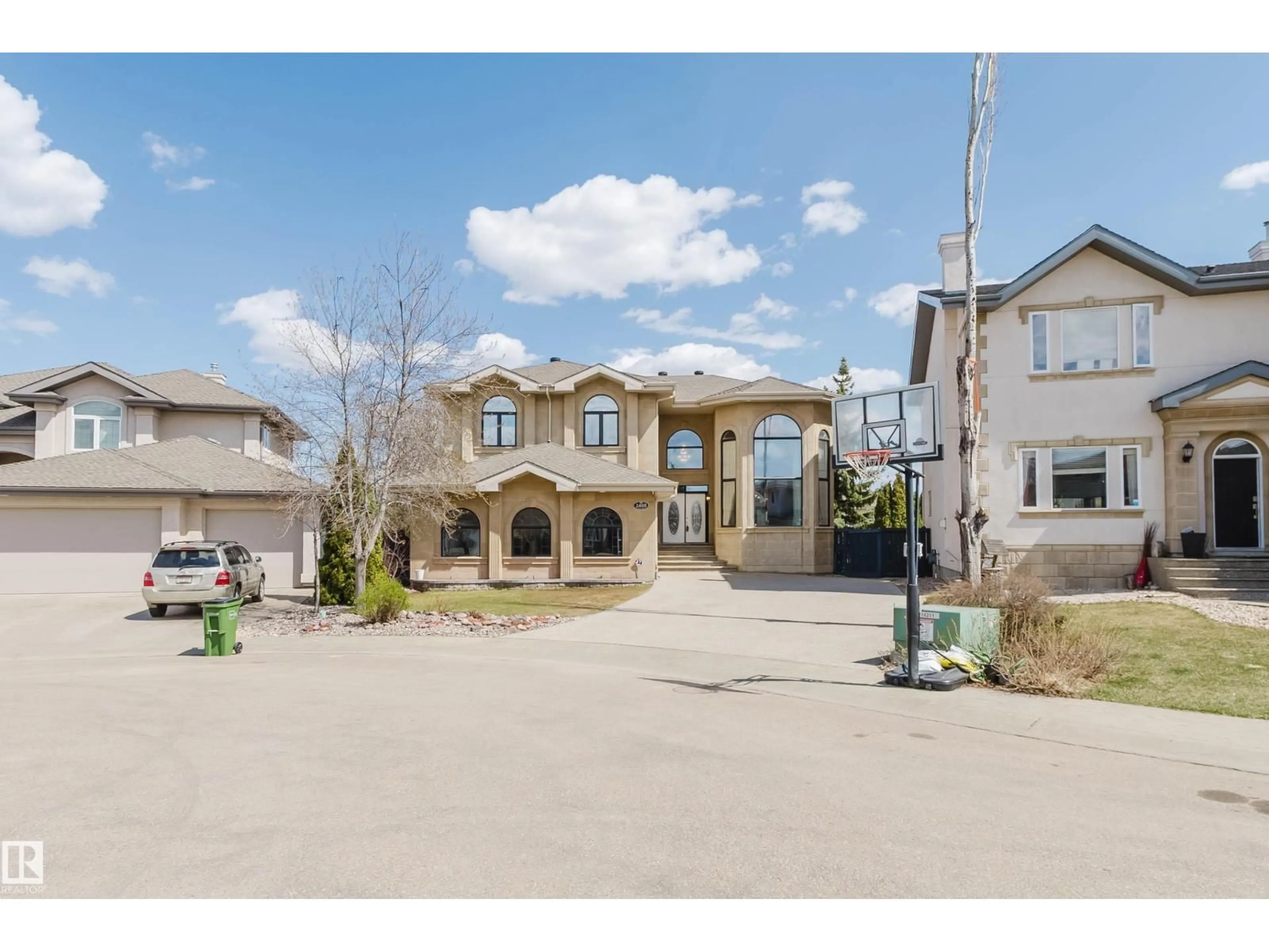 A pic from outside/outdoor area/front of a property/back of a property/a pic from drone, street for NW - 2408 TEGLER GR, Edmonton Alberta T6R3K2