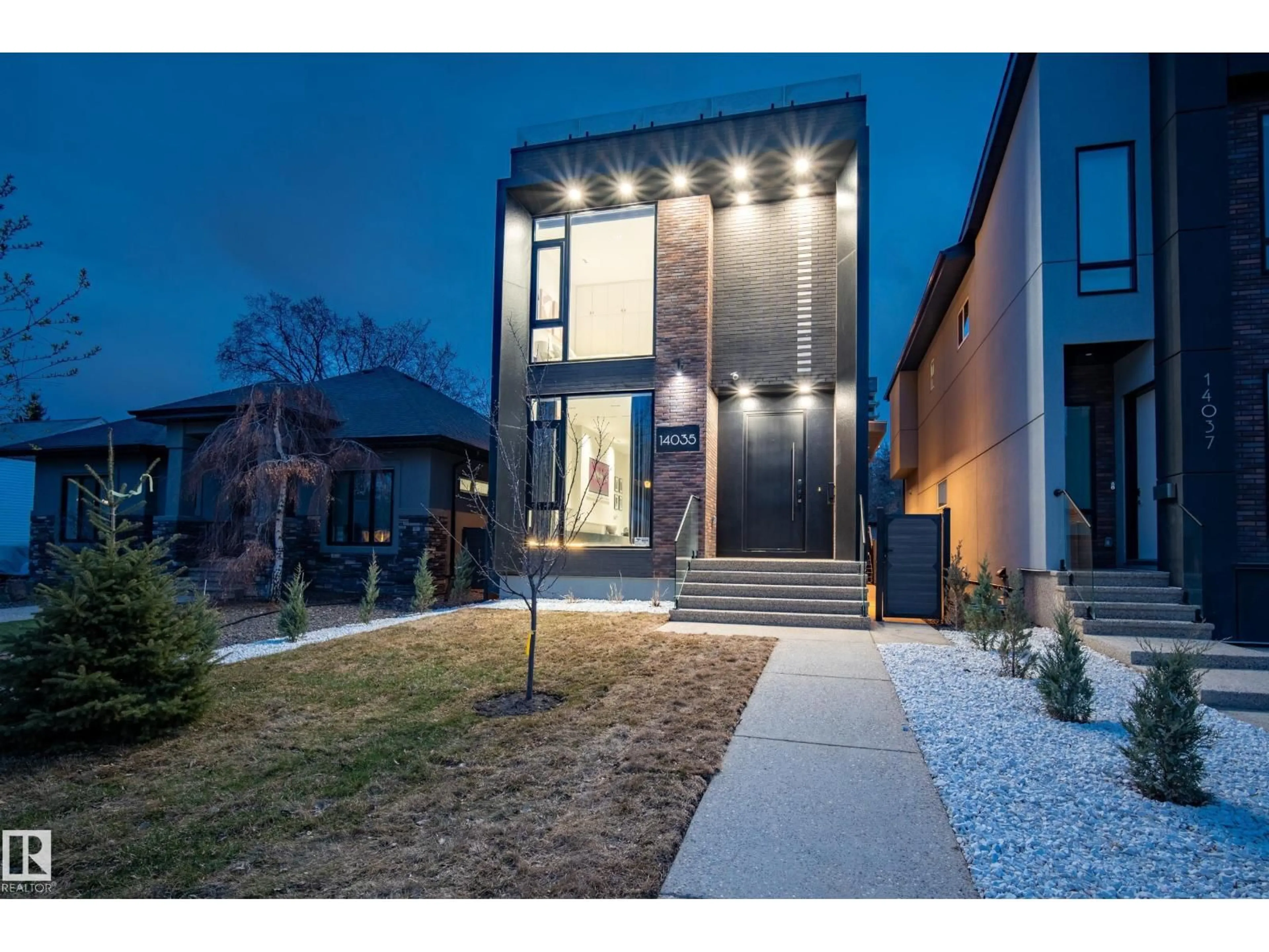 Home with brick exterior material, street for NW - 14035 104 AV, Edmonton Alberta T5N0W7