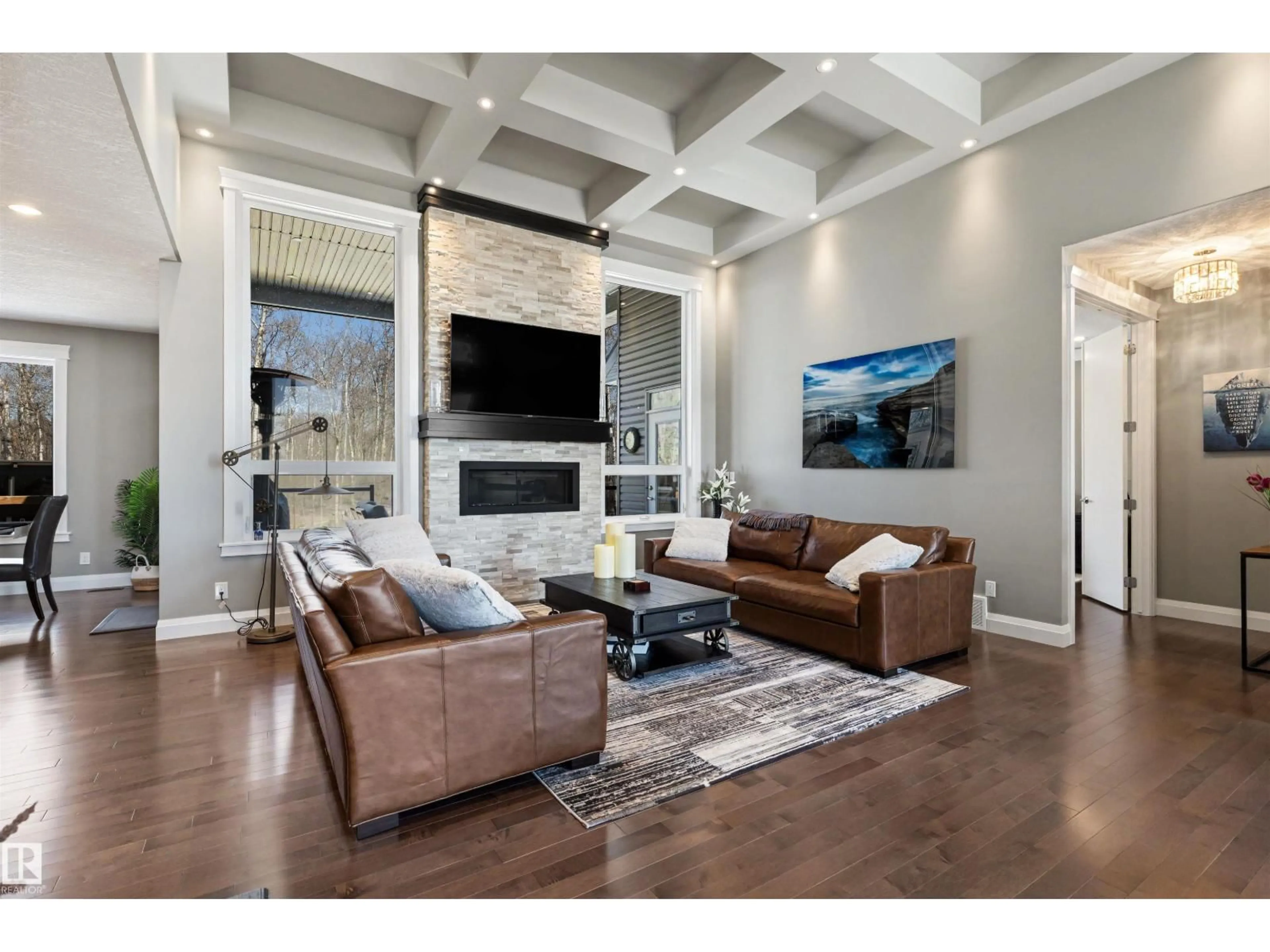 Living room with furniture, unknown for 120 50509 RGE RD, Rural Leduc County Alberta T0B3M2