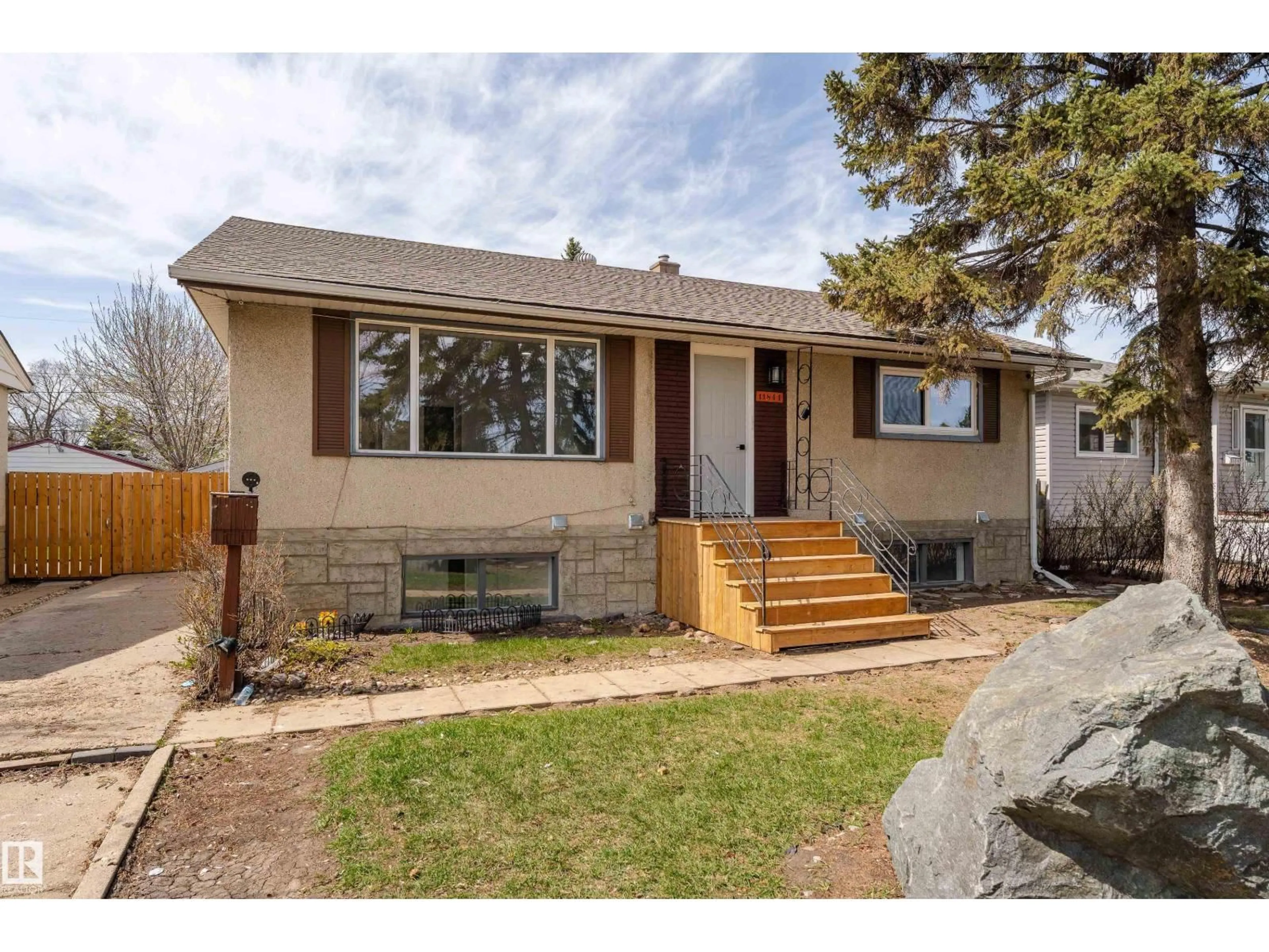Home with vinyl exterior material, street for 11844 ST ALBERT TR, Edmonton Alberta T5L4G4