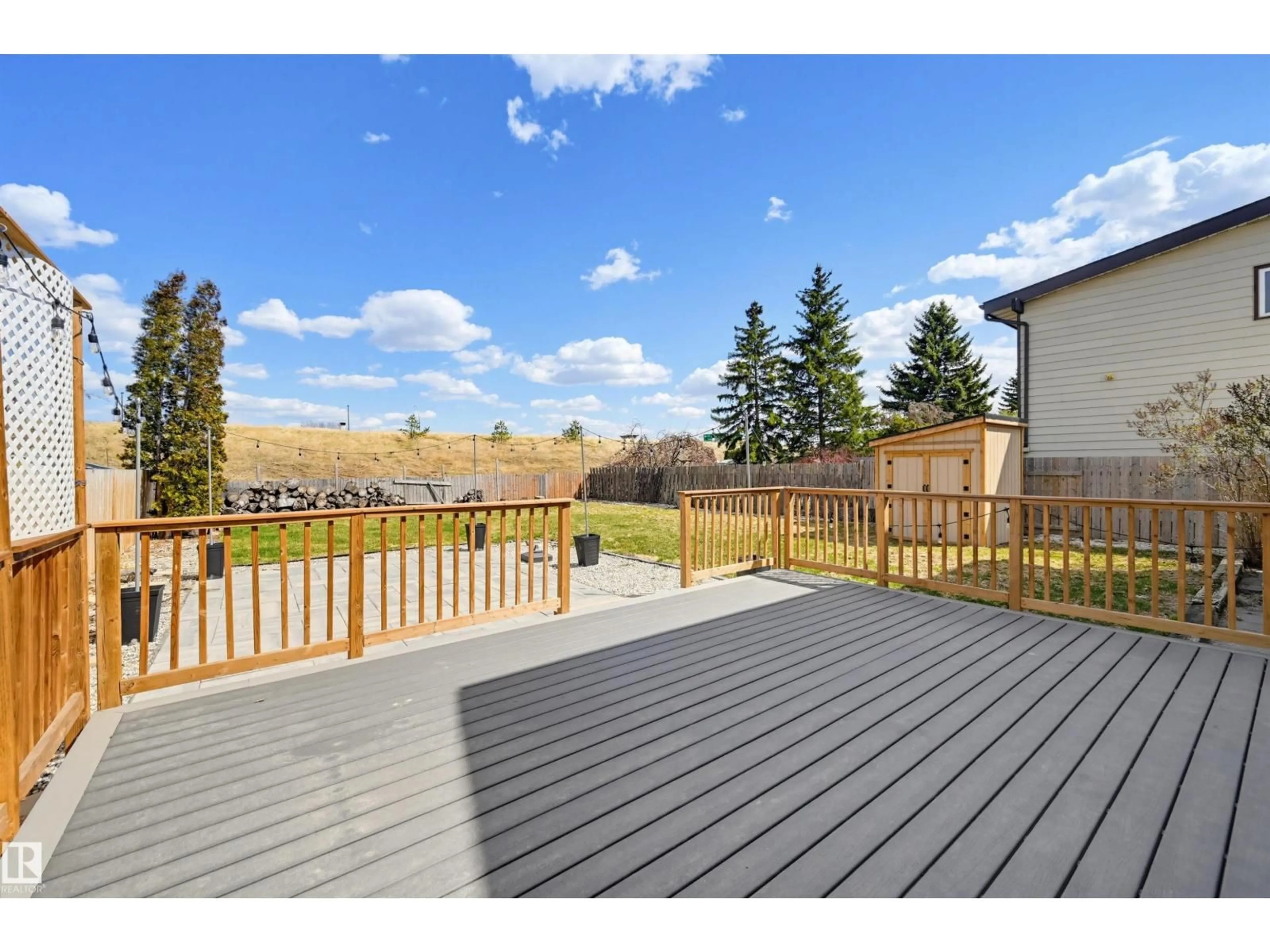Patio, mountain view for 3215 104 ST, Edmonton Alberta T6J3N5