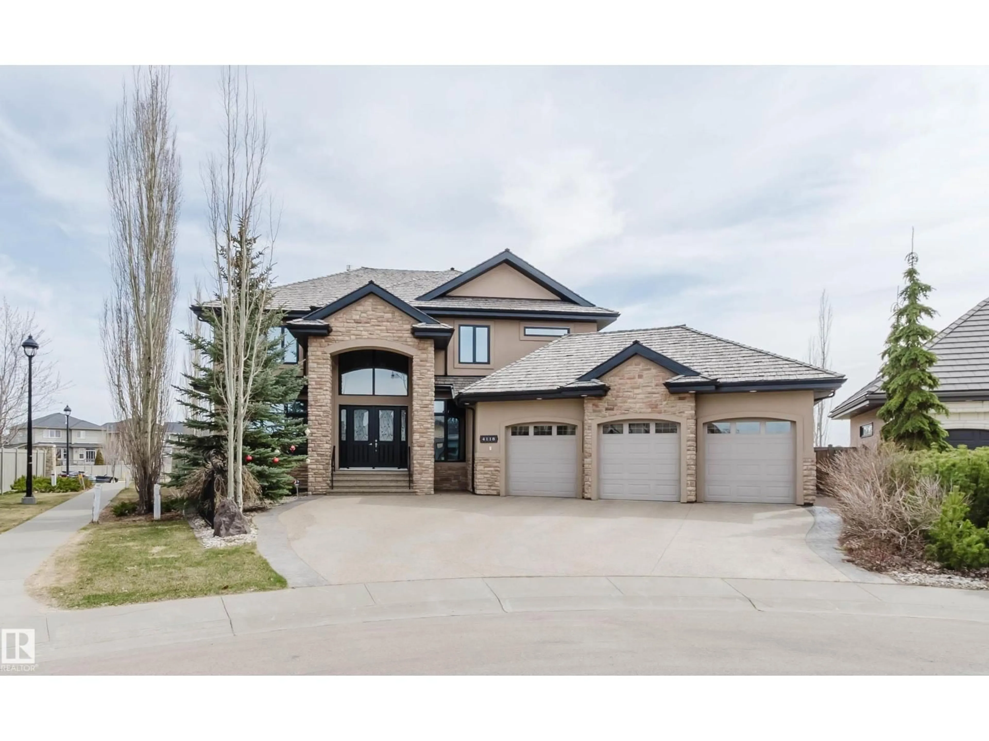 Home with brick exterior material, street for 4118 WESTCLIFF HEATH, Edmonton Alberta T6W0X9