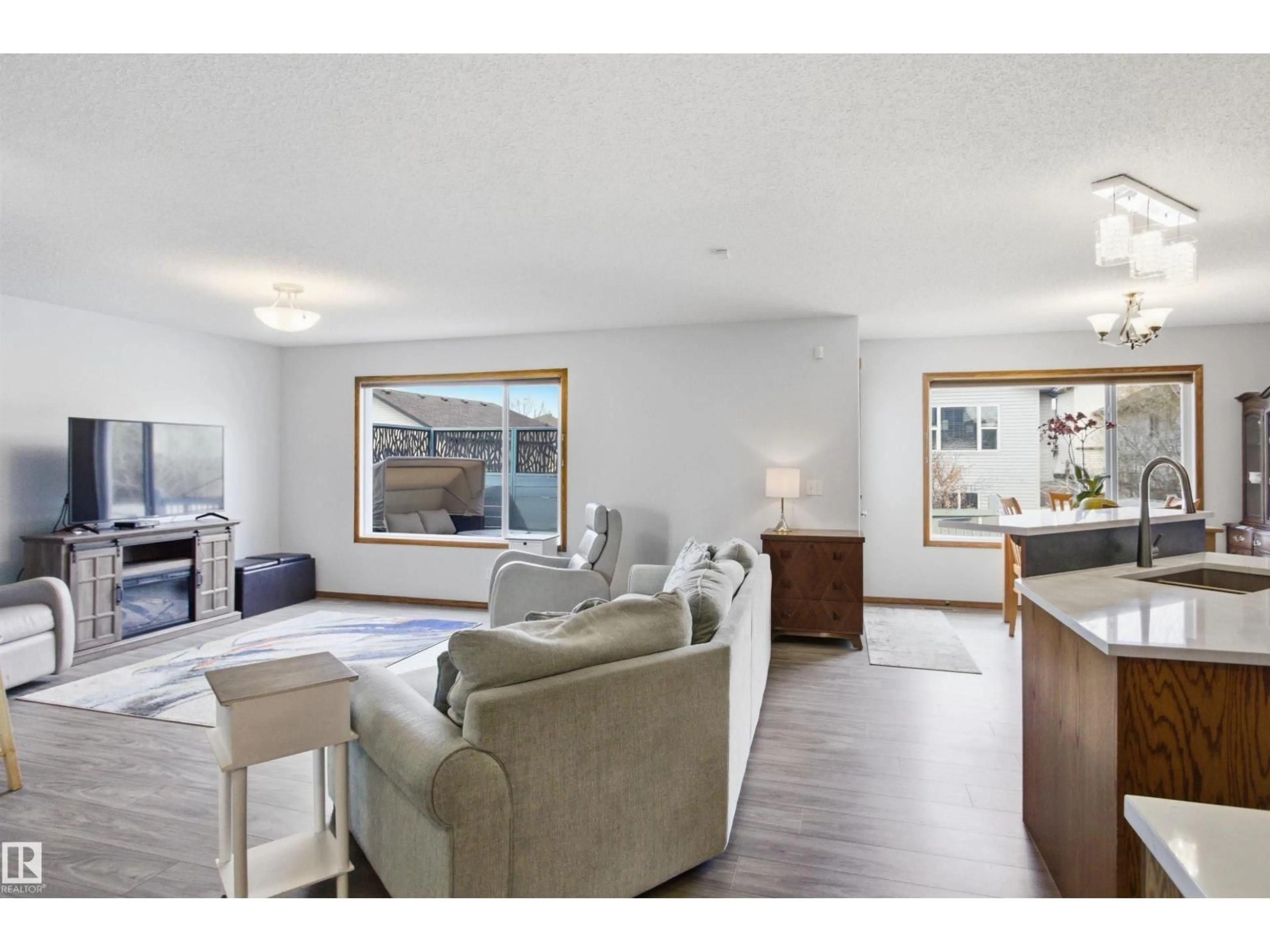 Living room with furniture, unknown for 6014 48 AV, Beaumont Alberta T4X0A3