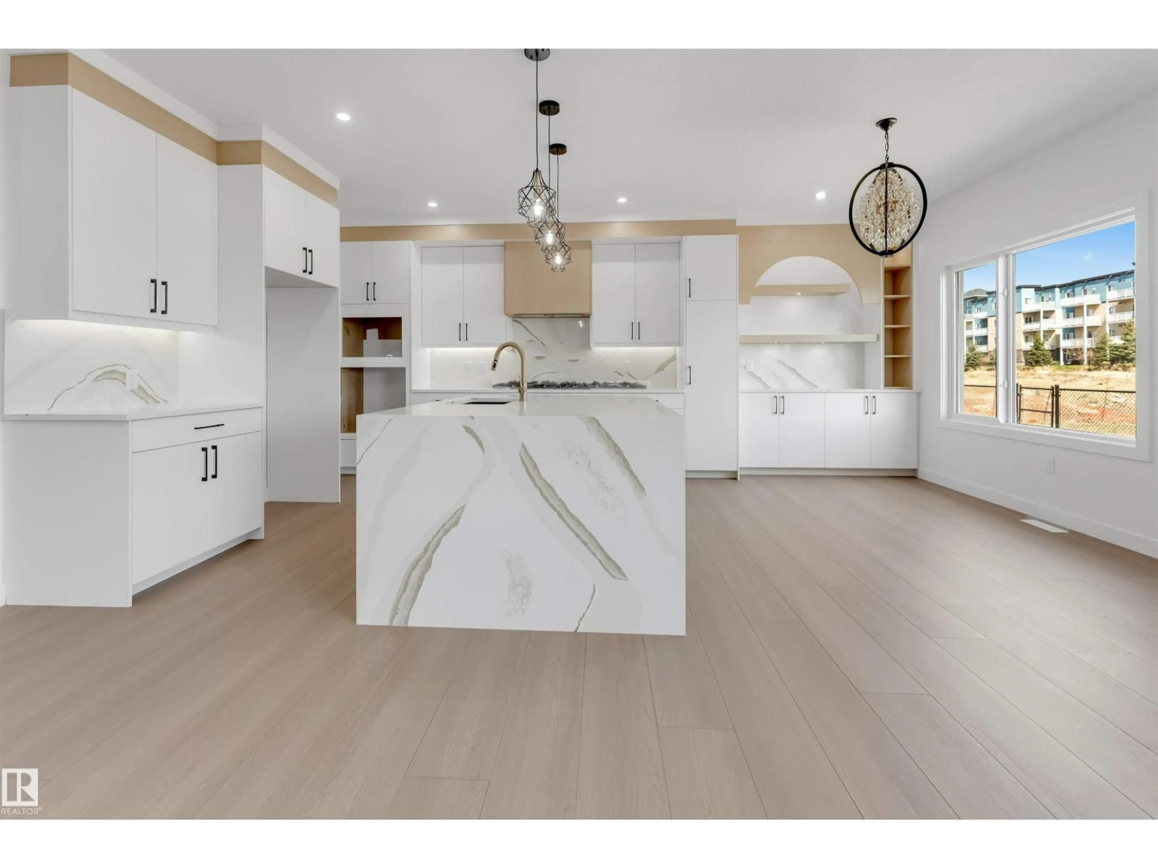 Open concept kitchen, ceramic/tile floor for 138 CREEKSIDE LANE LN, Leduc Alberta T9E1T1