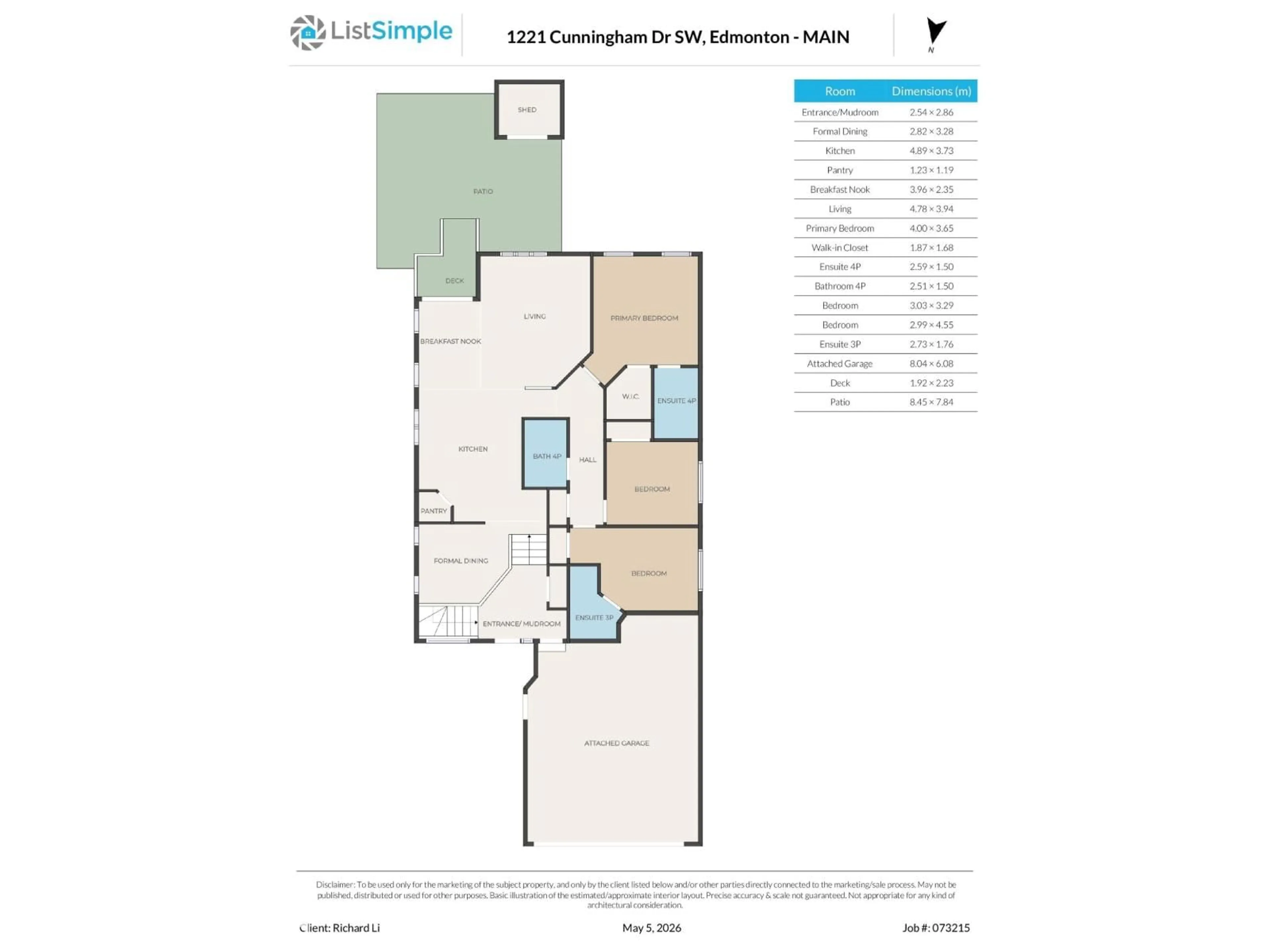 Floor plan for 1221 CUNNINGHAM DR, Edmonton Alberta T6W6R2
