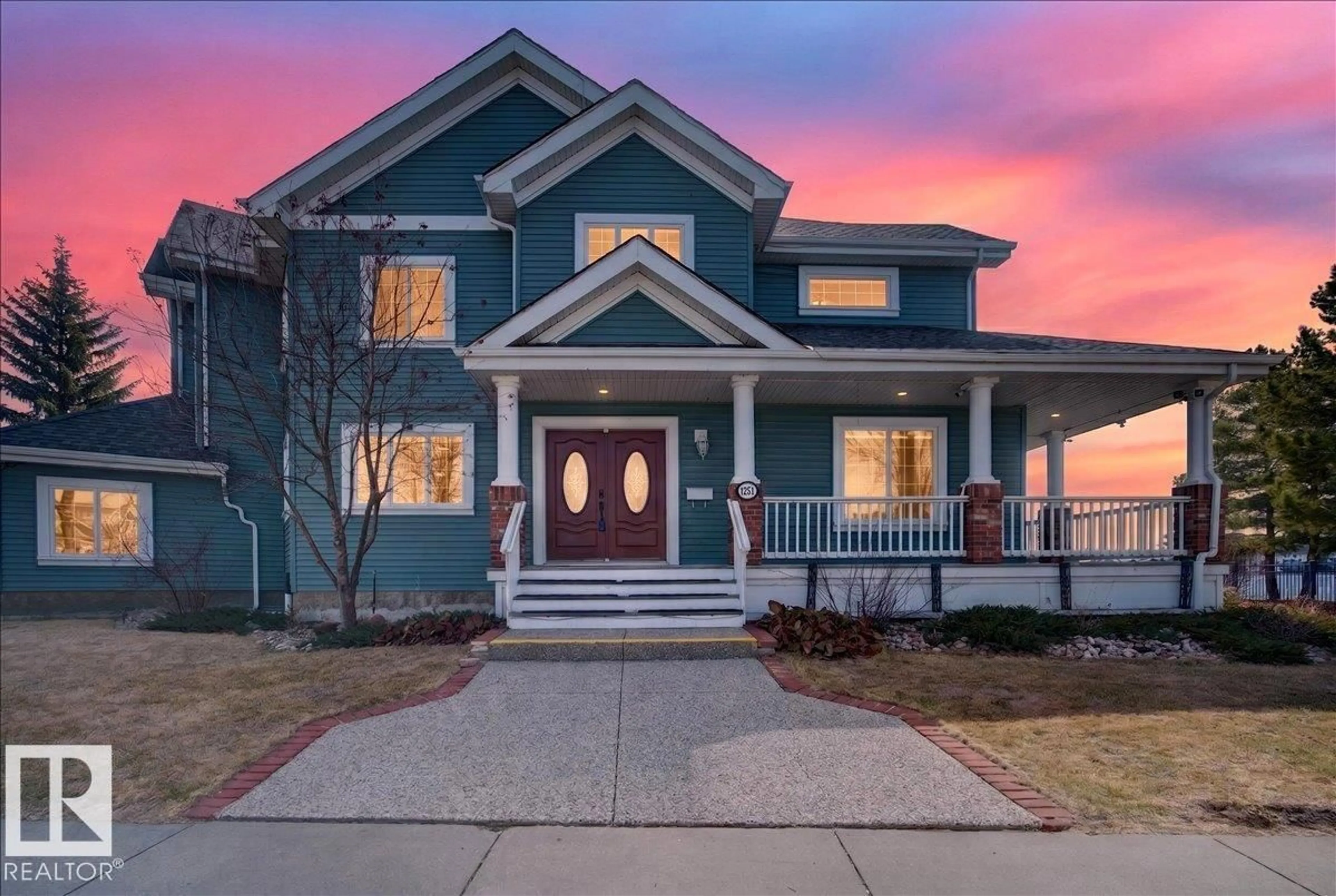 Home with brick exterior material, street for 1251 SUMMERSIDE DR, Edmonton Alberta T6X1B1