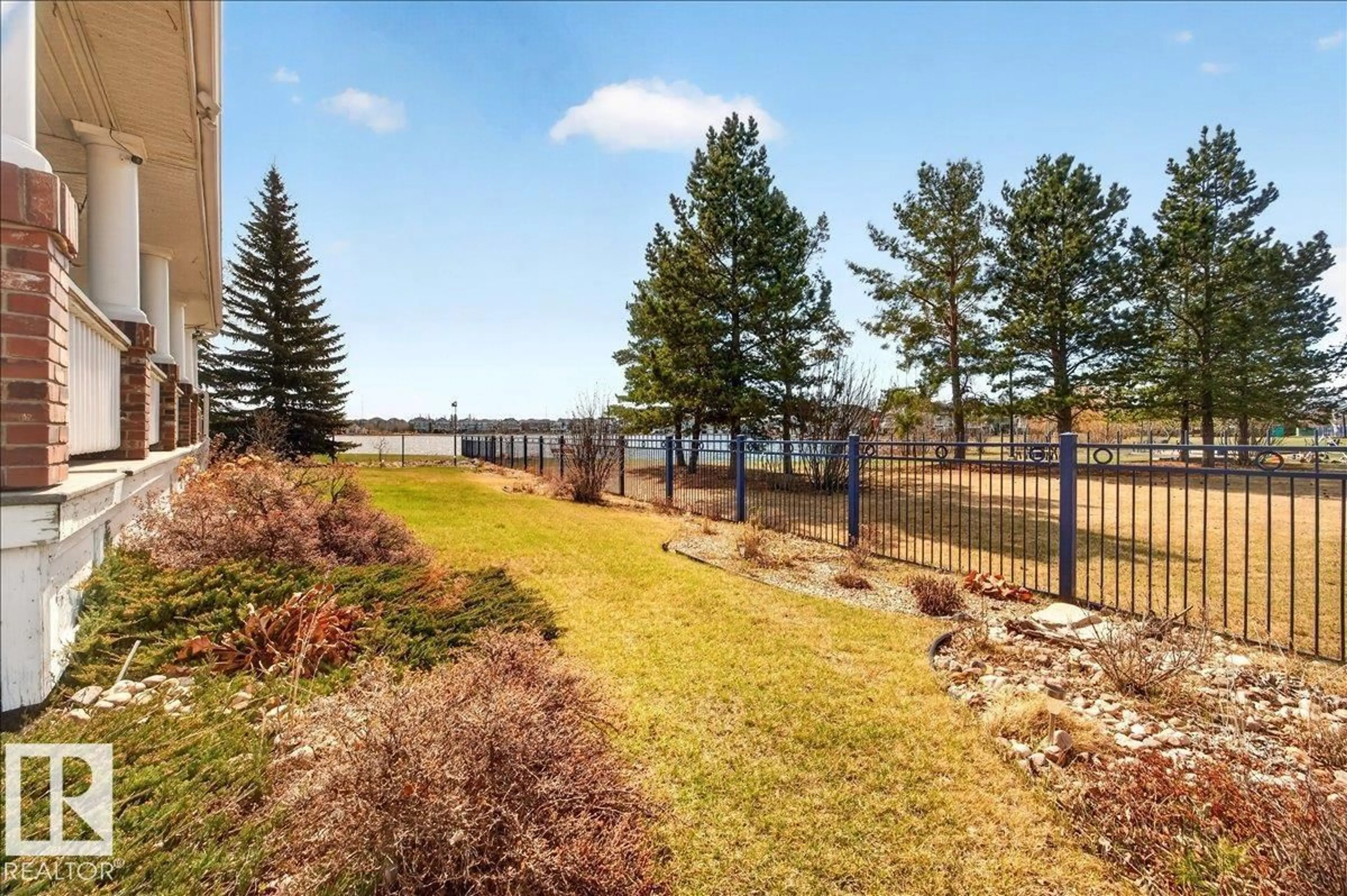 Patio, water/lake/river/ocean view for 1251 SUMMERSIDE DR, Edmonton Alberta T6X1B1