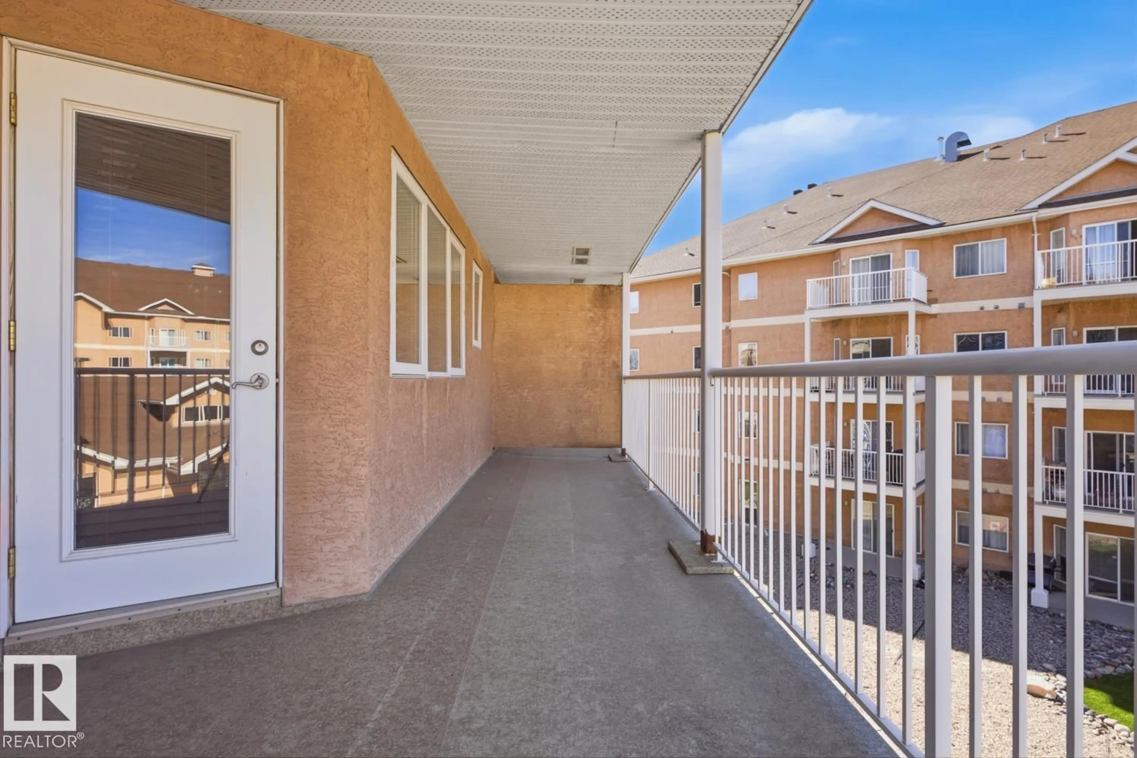Patio, street for #304 - 4312 139 AVE, Edmonton Alberta T5Y2Z7