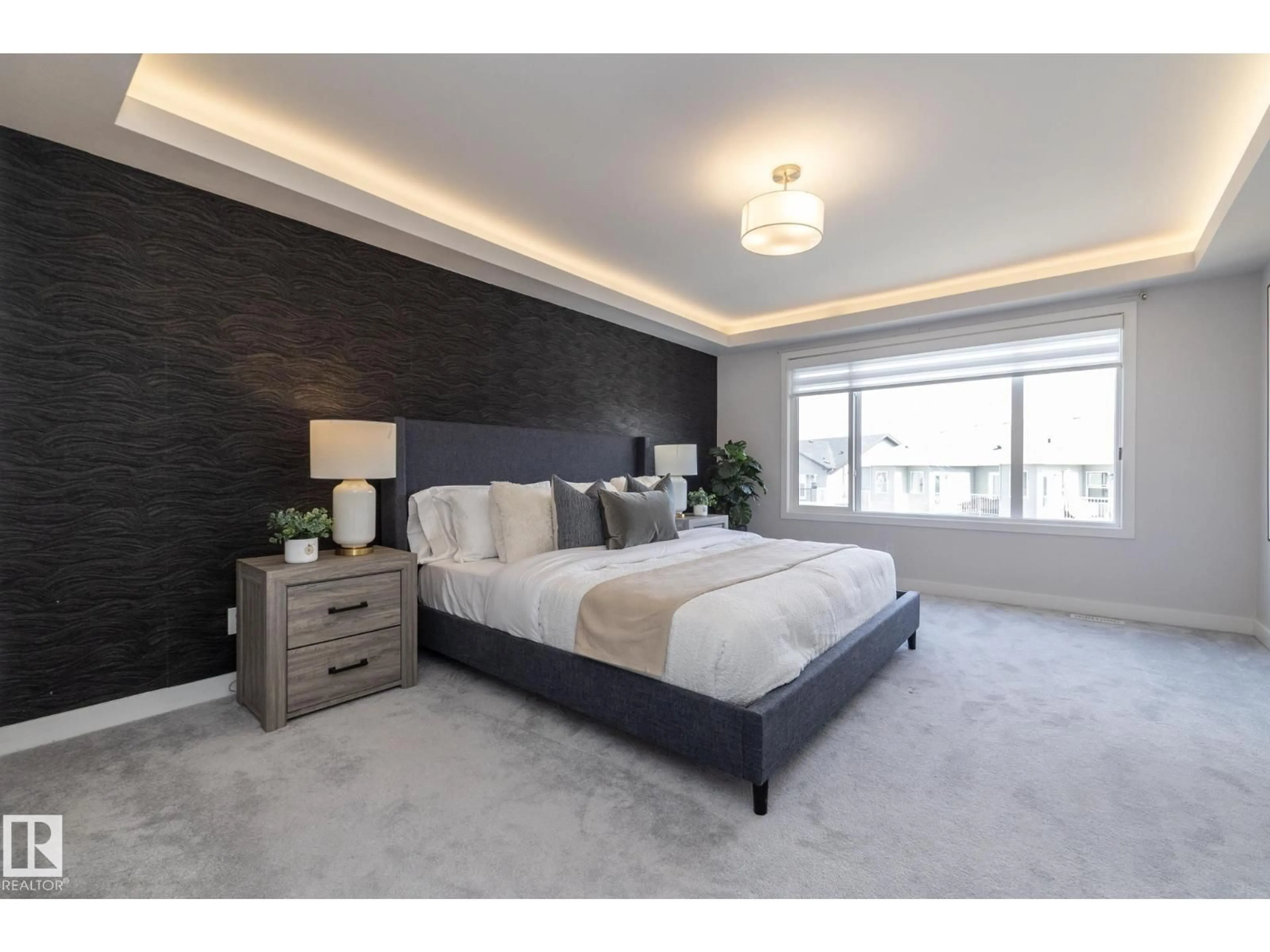 Bedroom with bed, unknown for 1448 DARBY GREEN GR, Edmonton Alberta T6W4N5