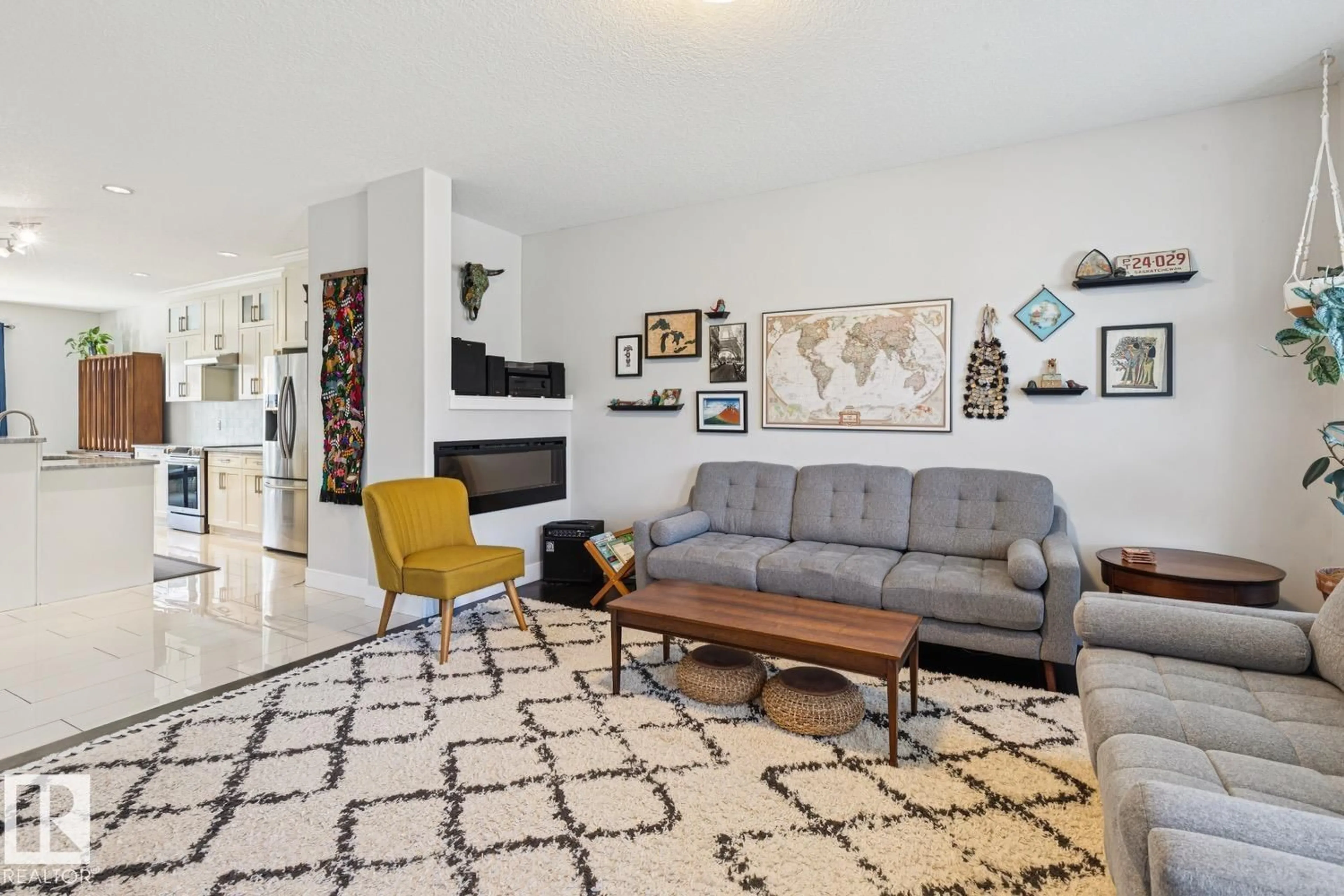 Living room with furniture, unknown for NW - 9919 79 ST, Edmonton Alberta T6A3G2