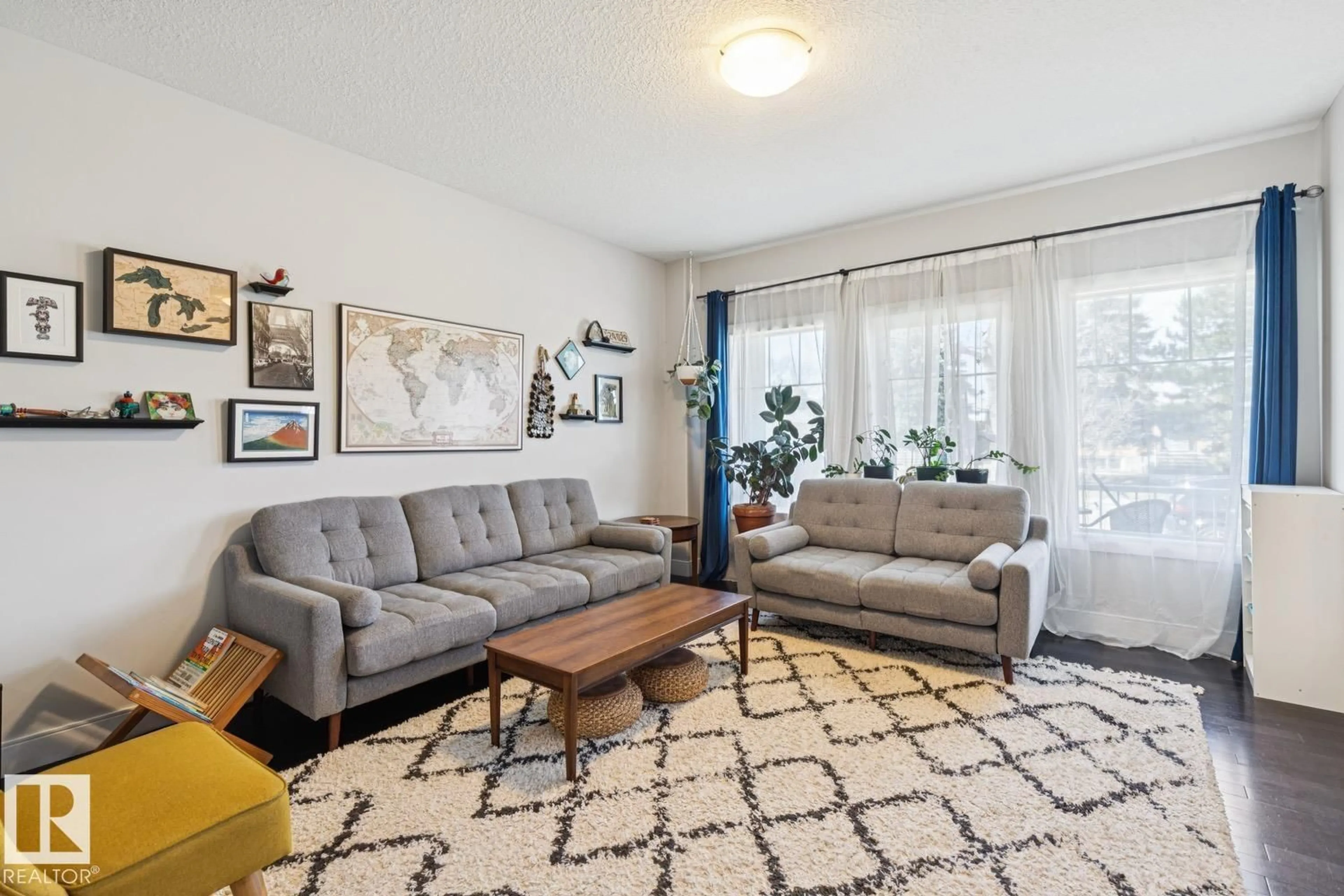 Living room with furniture, unknown for NW - 9919 79 ST, Edmonton Alberta T6A3G2