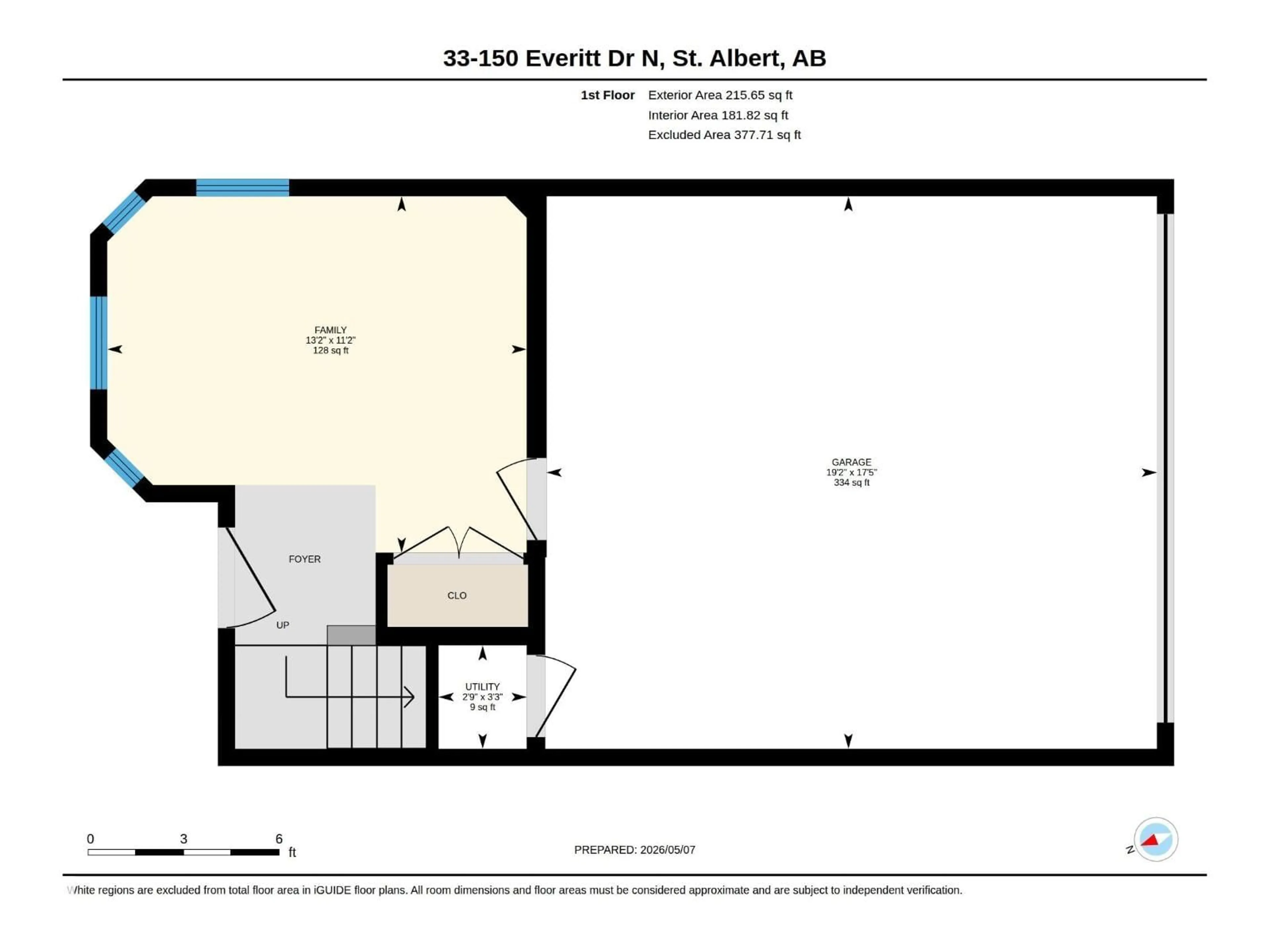 Floor plan for 33 150 EVERITT DR, St. Albert Alberta T8N7R8