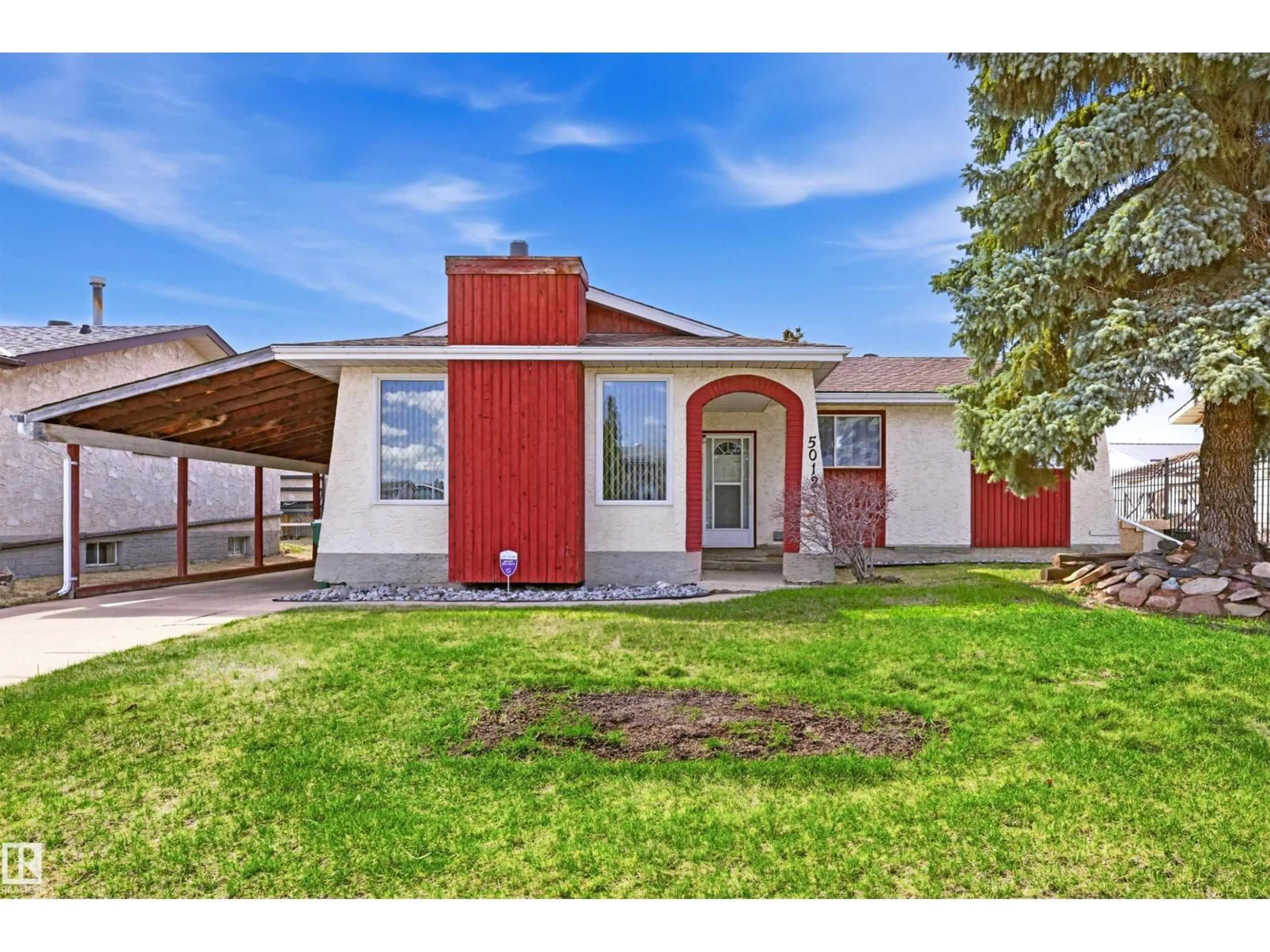 Home with vinyl exterior material, street for 5012 45 ST, Lamont Alberta T0B2R0
