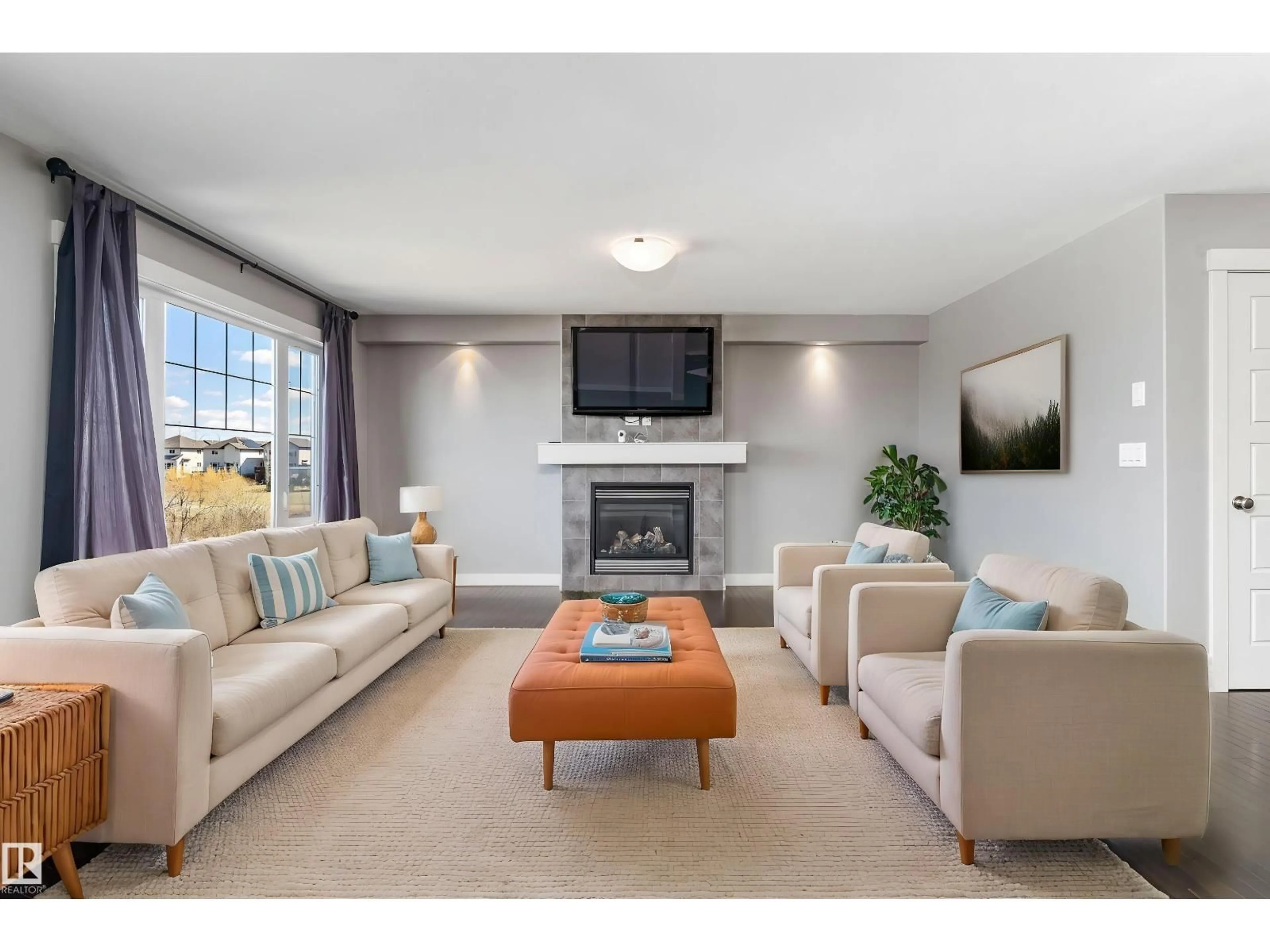Living room with furniture, unknown for 3318 21A AV, Edmonton Alberta T6T0L1