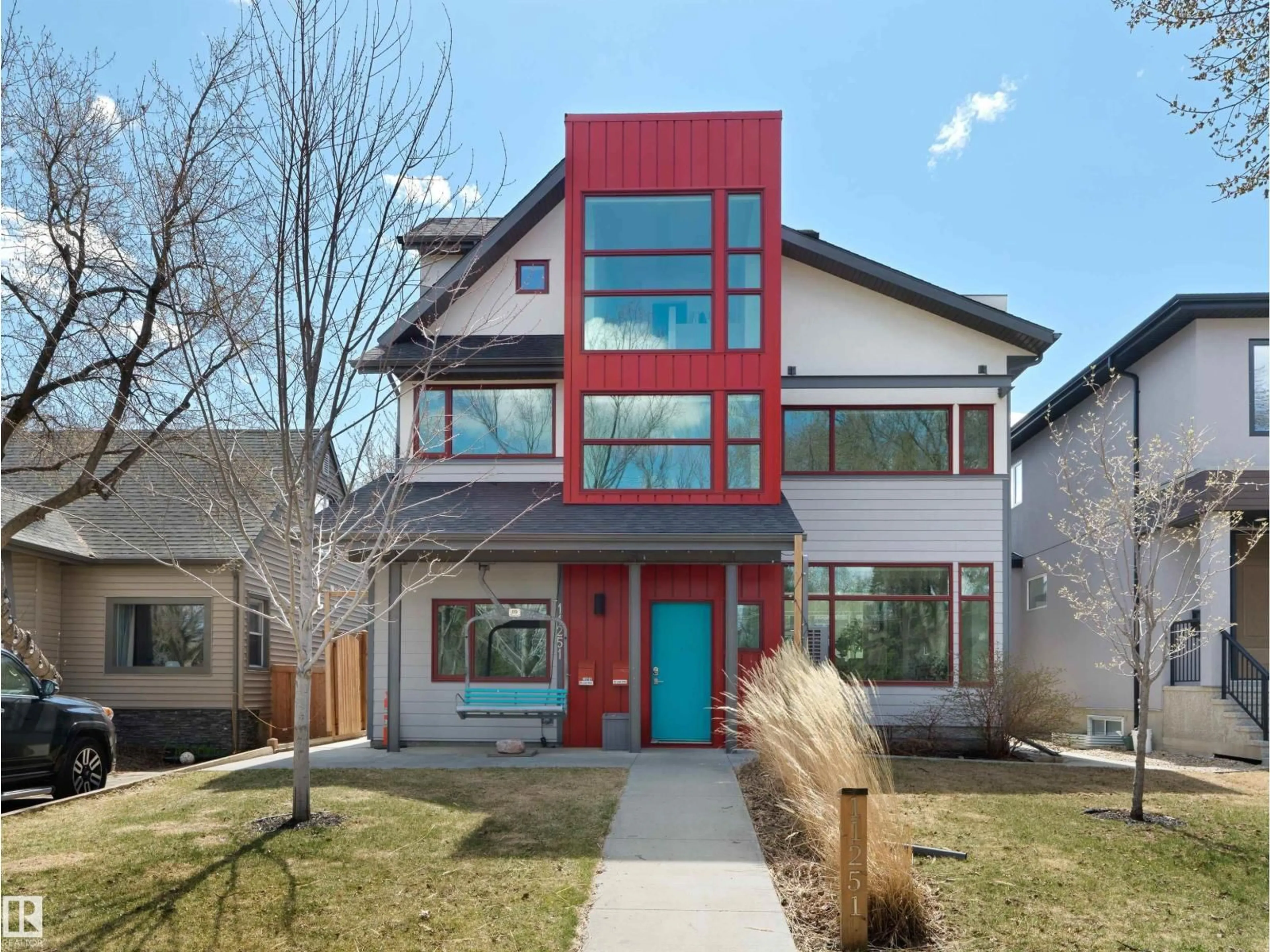 Home with brick exterior material, street for NW - 11251 79 AV, Edmonton Alberta T6G0P2