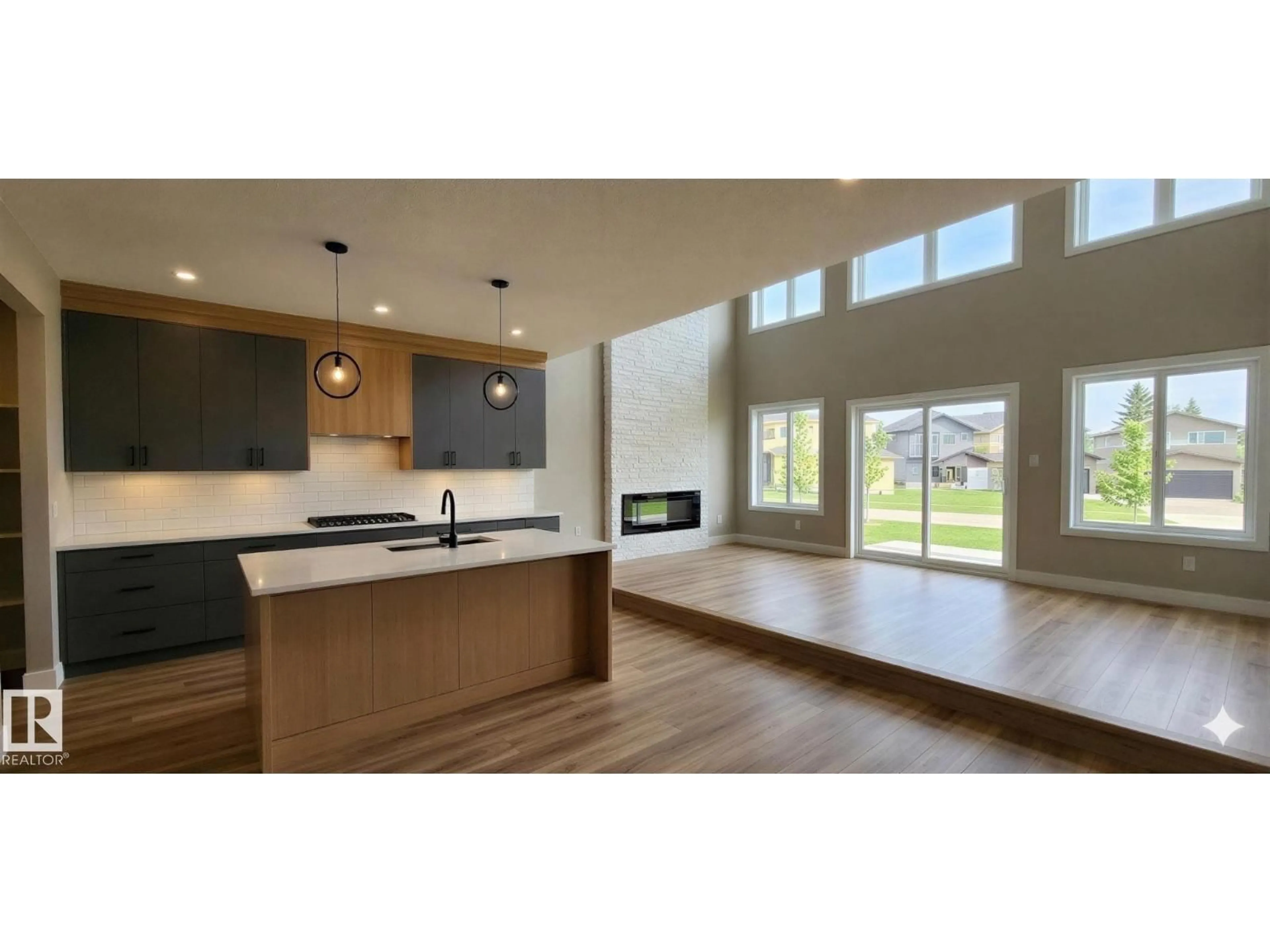 Open concept kitchen, unknown for 53 MOCKINGBIRD CRES, Fort Saskatchewan Alberta T8L1Y4