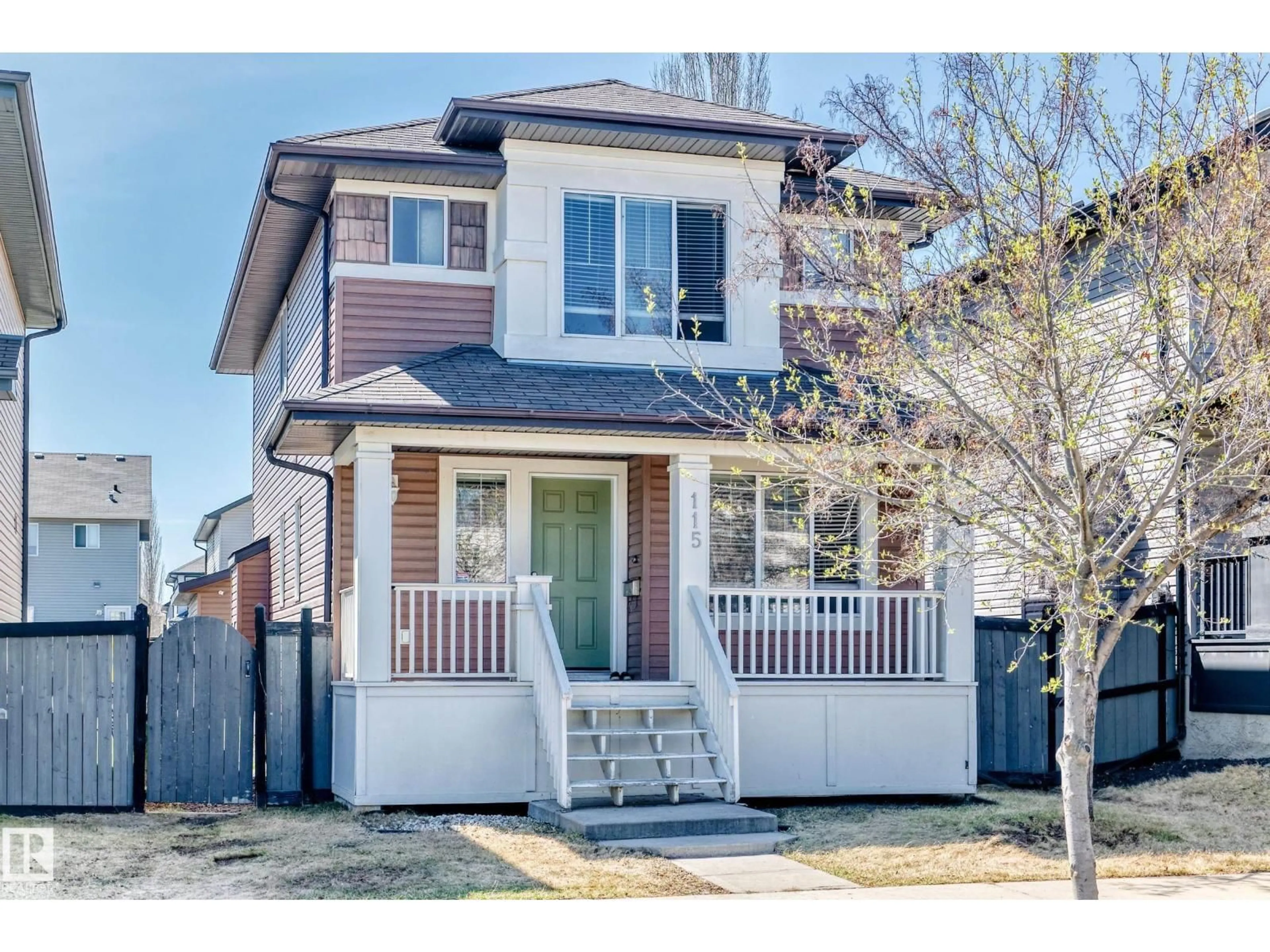 Home with vinyl exterior material, street for 115 KEYSTONE LN, Leduc Alberta T9E0J5