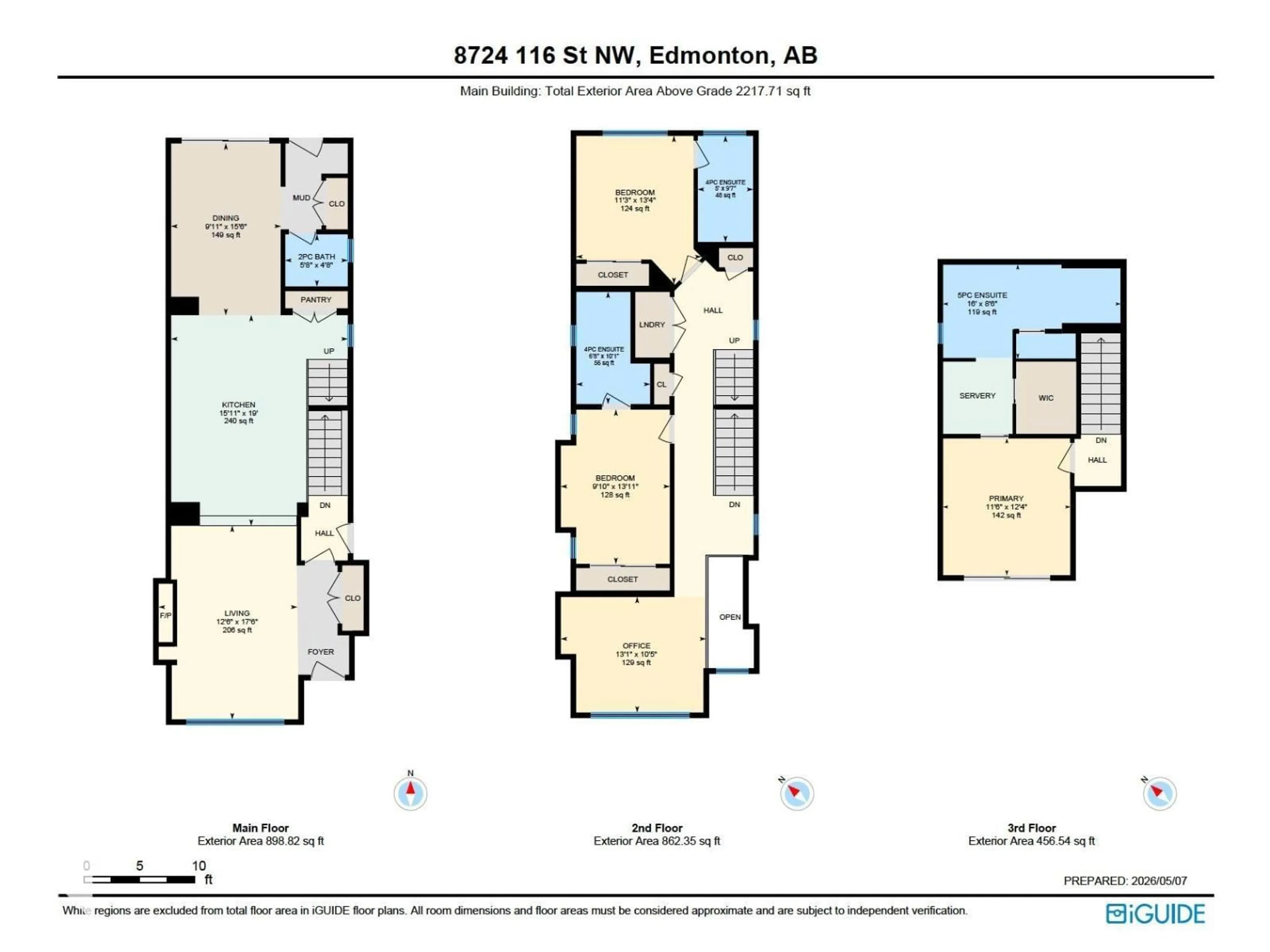 Floor plan for 8724 116 ST, Edmonton Alberta T6G1P7