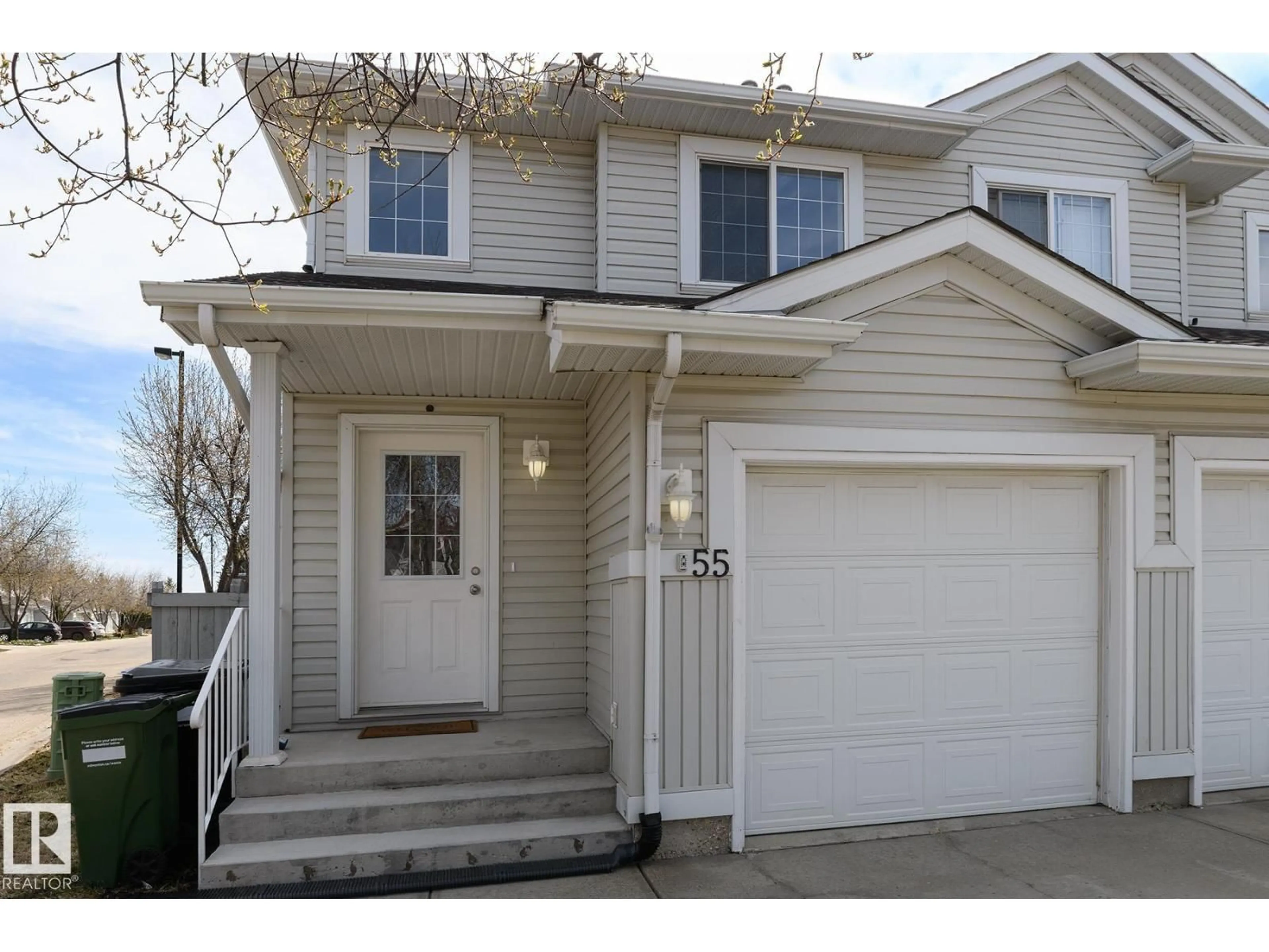 Home with vinyl exterior material, street for 14603 - 55 MILLER BV, Edmonton Alberta T5Y3B6