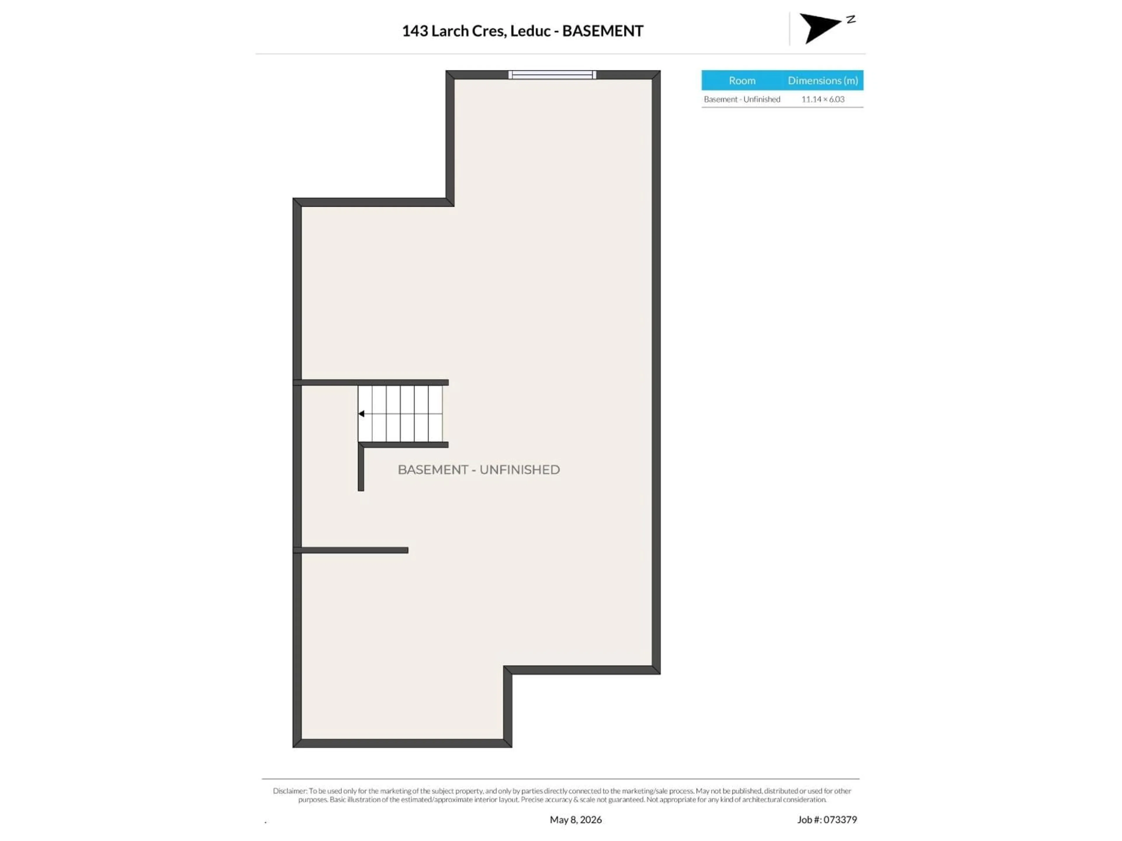 Floor plan for 143 LARCH CR, Leduc Alberta T9E1N3