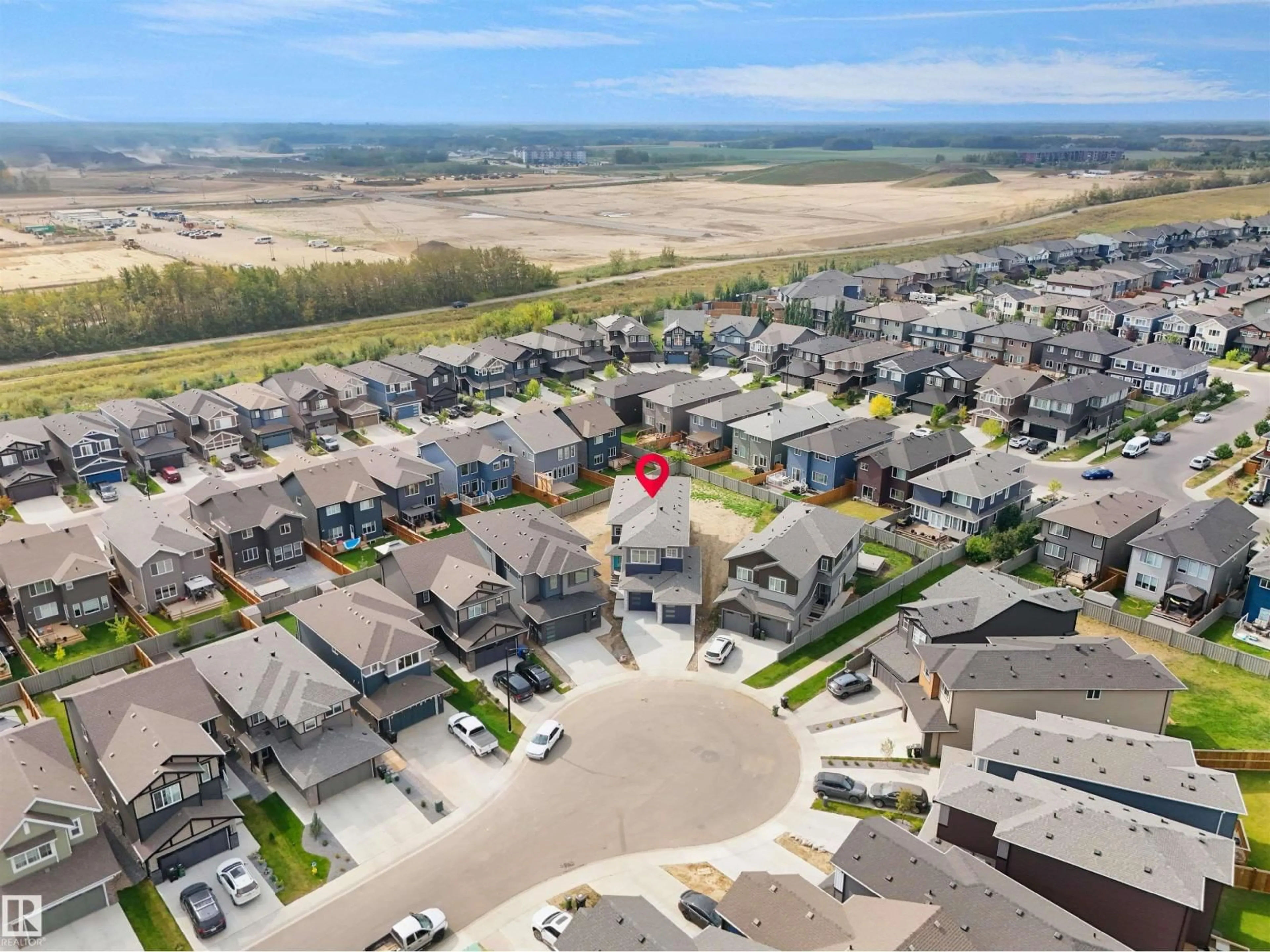 A pic from outside/outdoor area/front of a property/back of a property/a pic from drone, street for 22139 81 AV, Edmonton Alberta T5T7R6