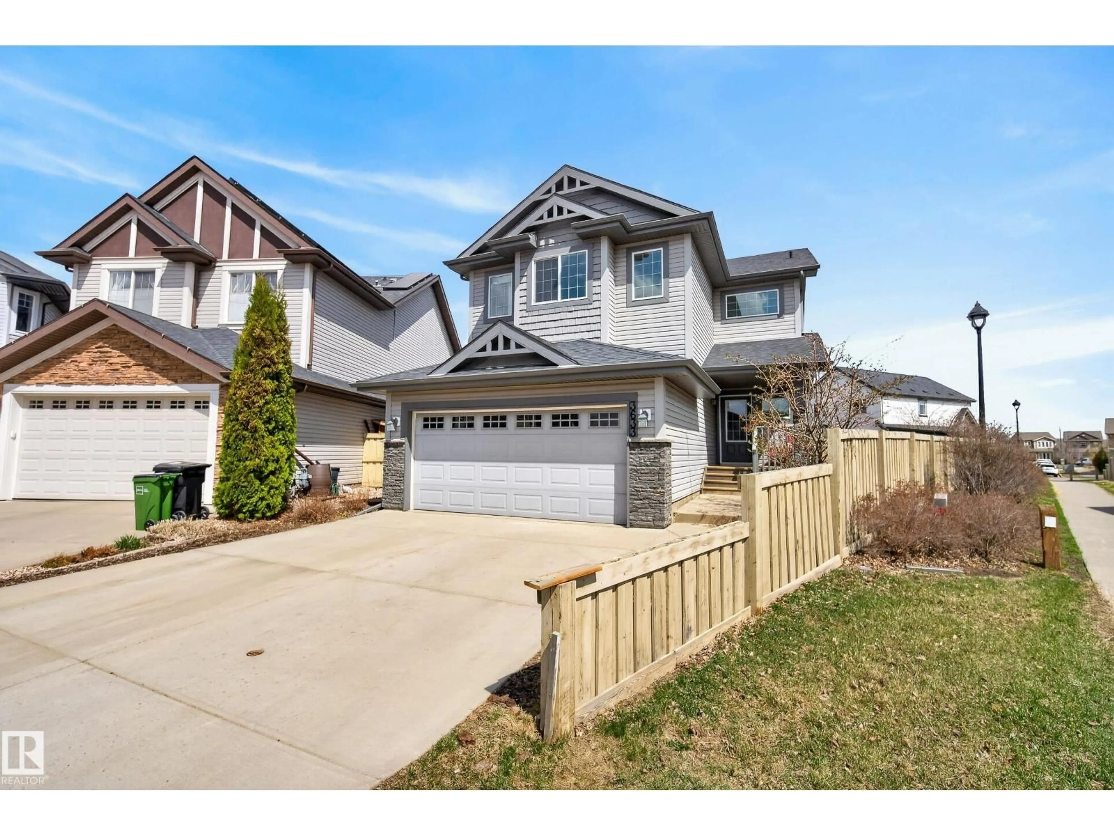 Home with vinyl exterior material, street for 3633 ATKINSON LO, Edmonton Alberta T6W0X2