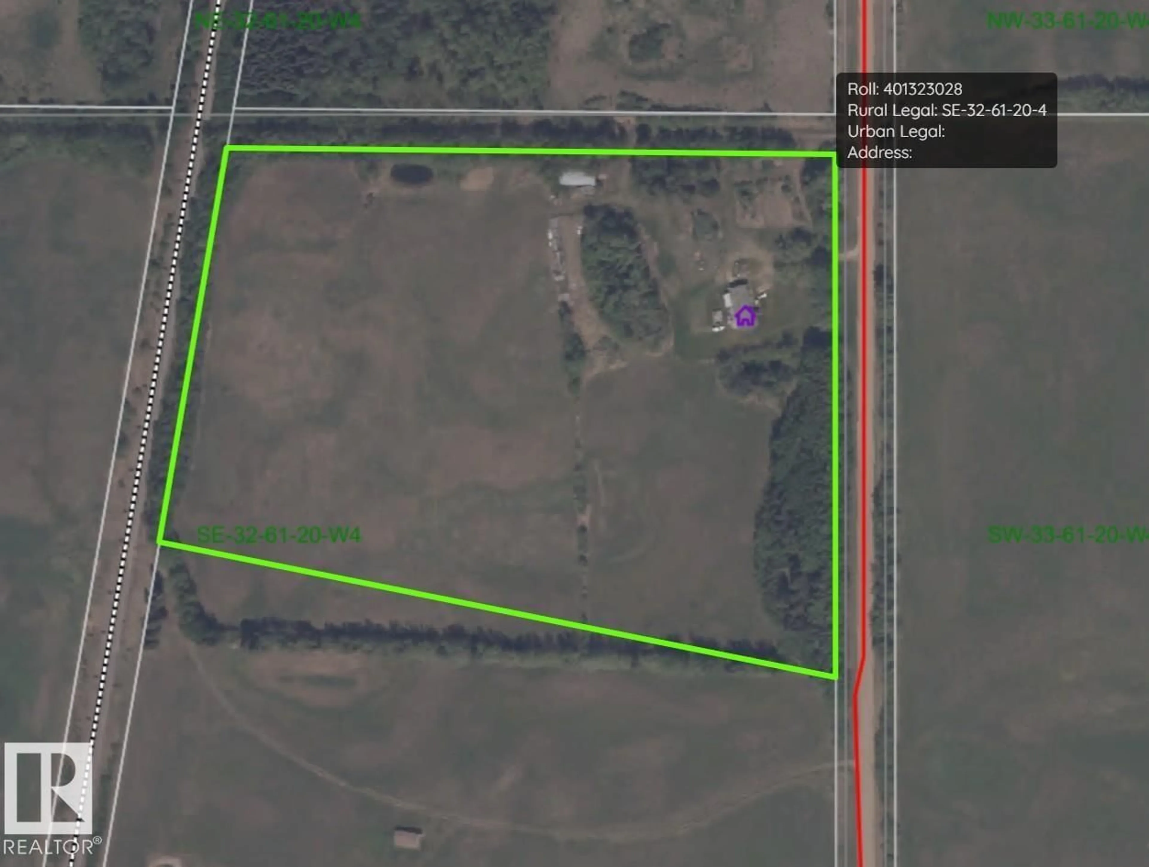 A pic from outside/outdoor area/front of a property/back of a property/a pic from drone, building for 61516 RG RD 204, Rural Thorhild County Alberta T0A2P0