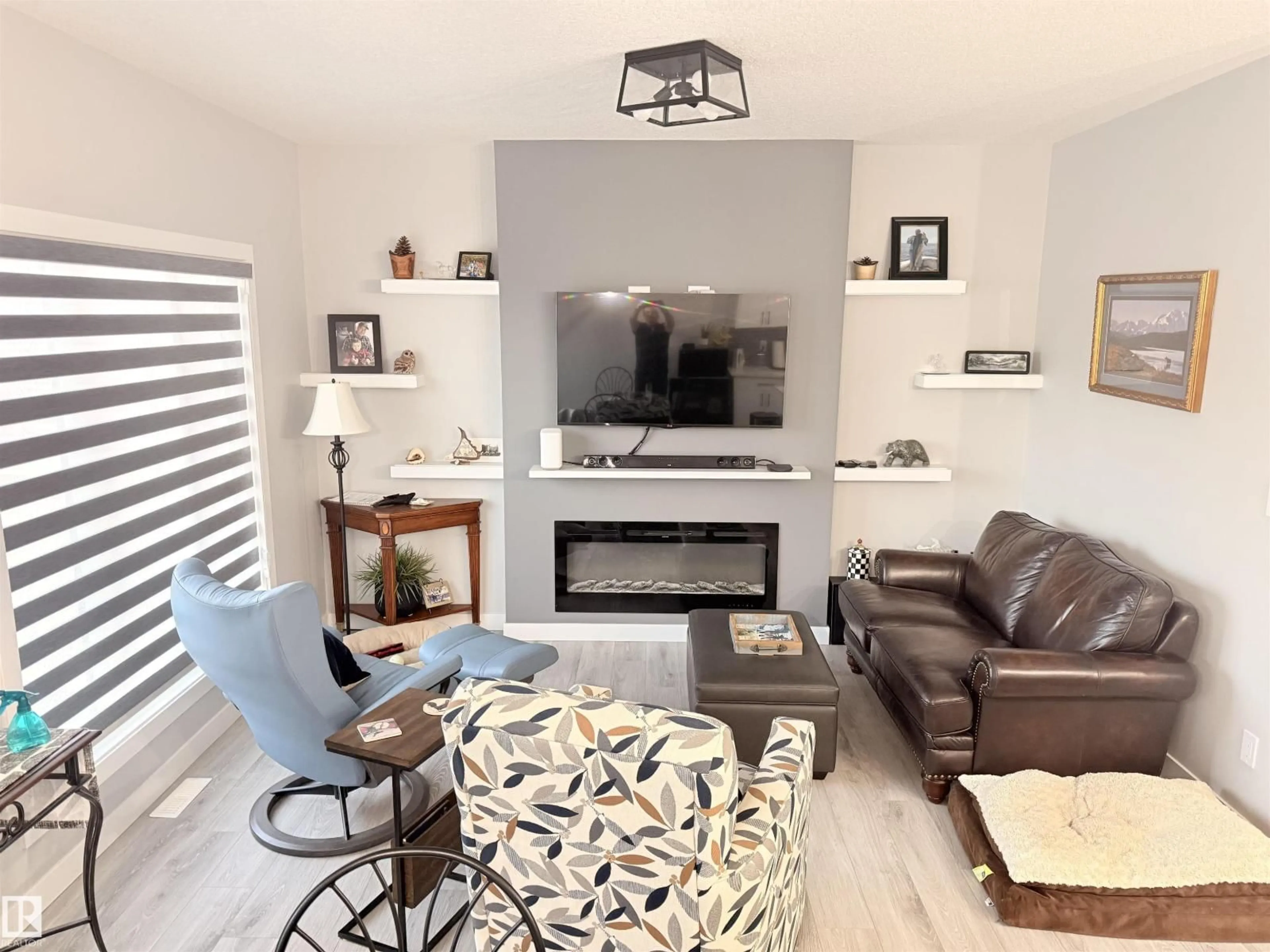Living room with furniture, unknown for 525 KLEINS CO, Leduc Alberta T9E1M5