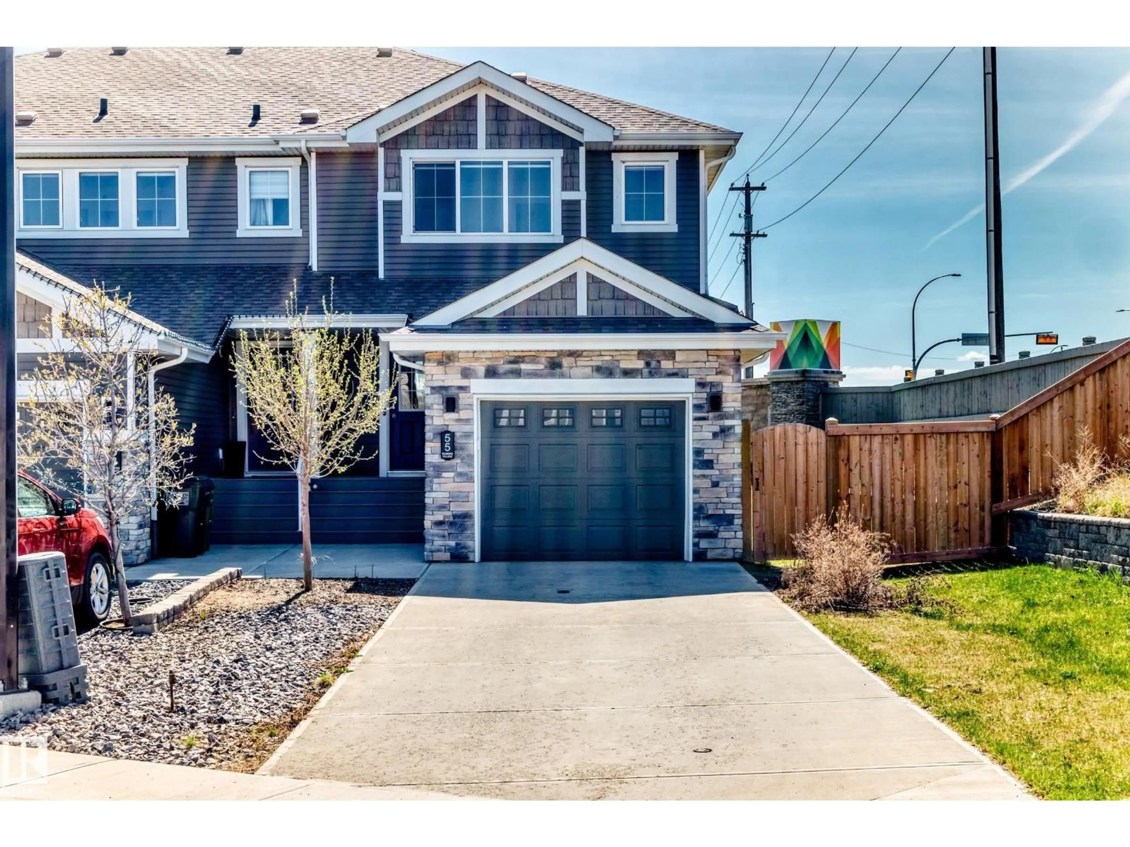 Home with brick exterior material, street for 55 EBBERS CL, Edmonton Alberta T5Y3Y4