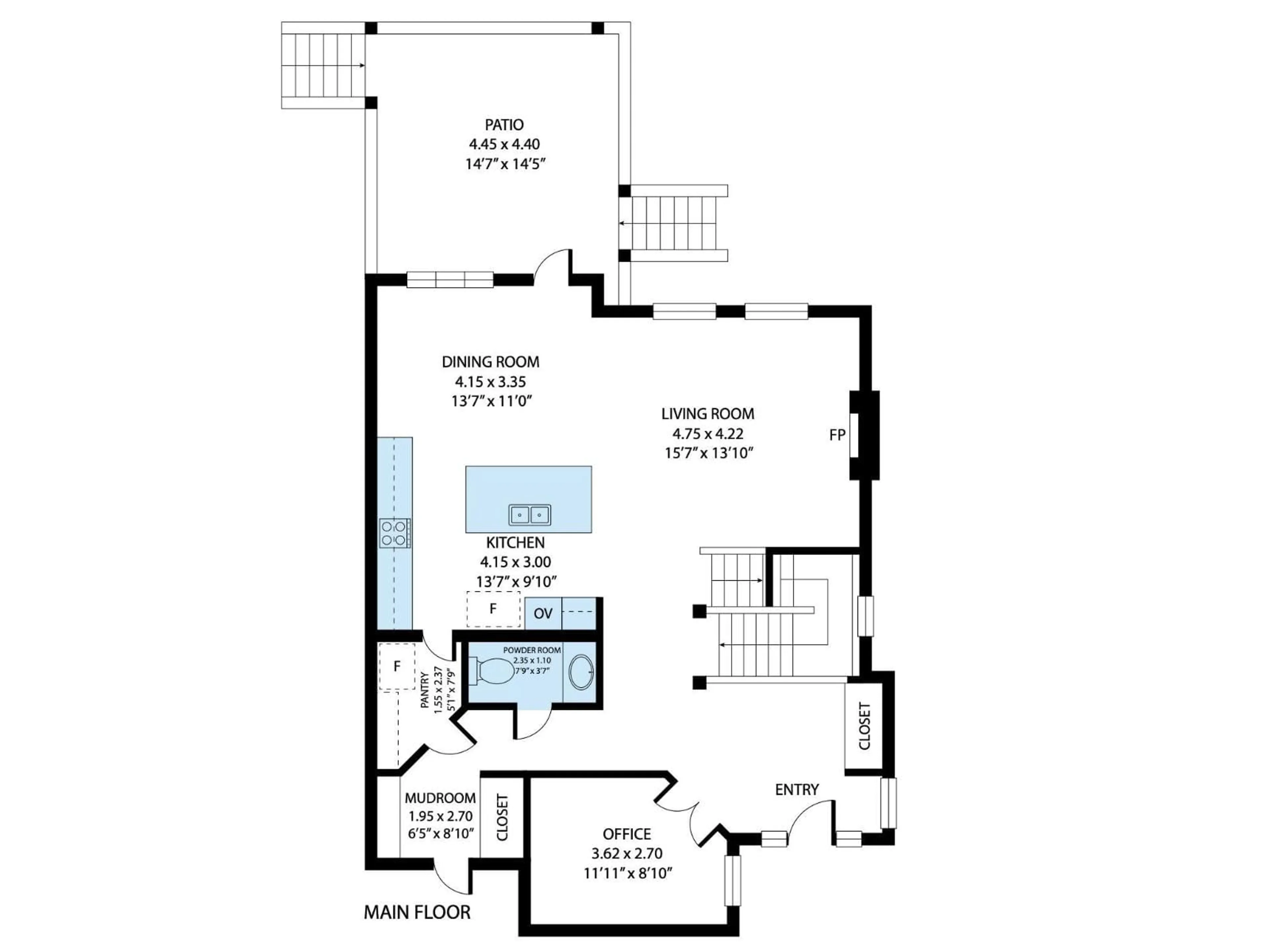 Floor plan for 254 WESTBROOK WD, Fort Saskatchewan Alberta T8L0L6