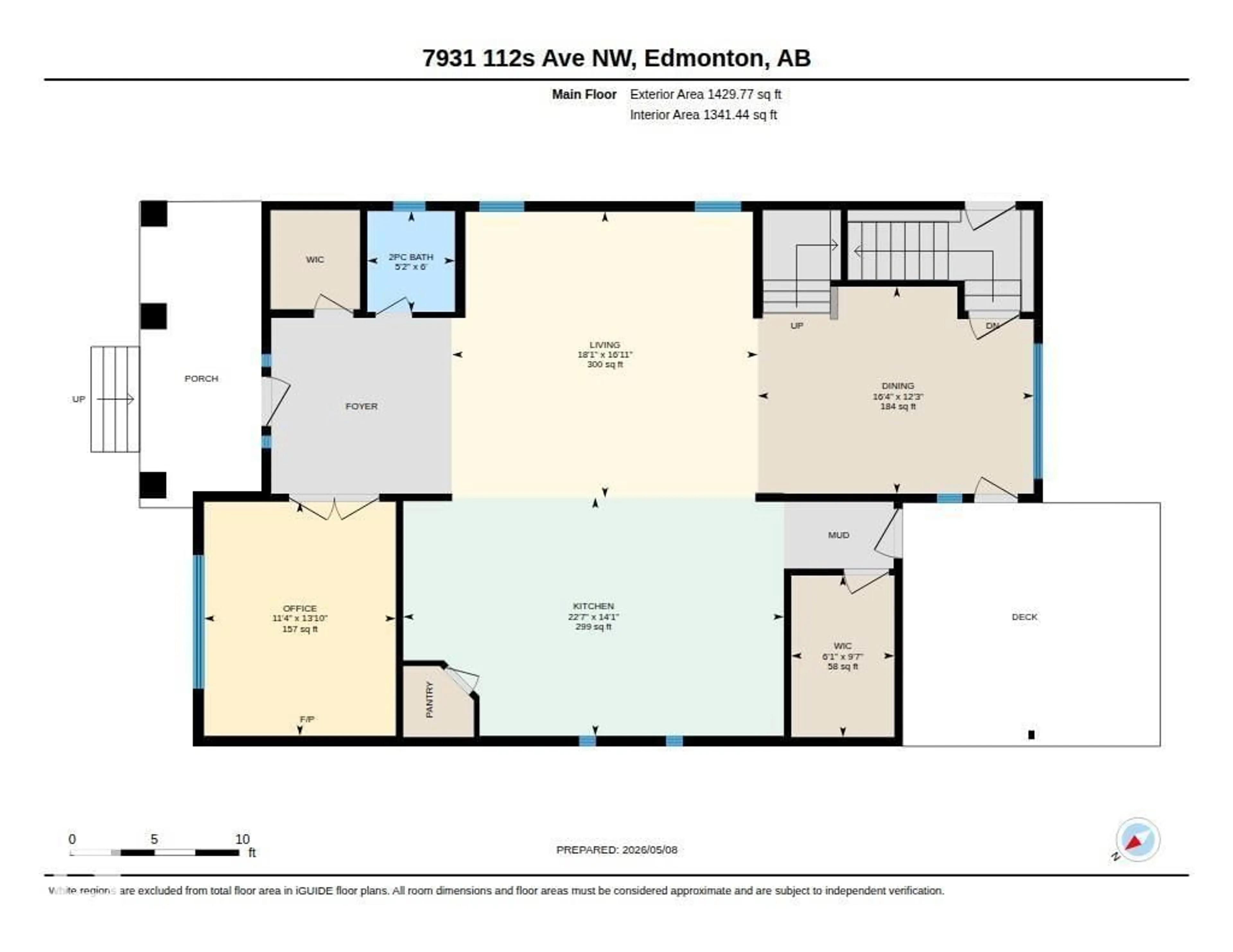 Floor plan for 7931 112S AV, Edmonton Alberta T5B0H6