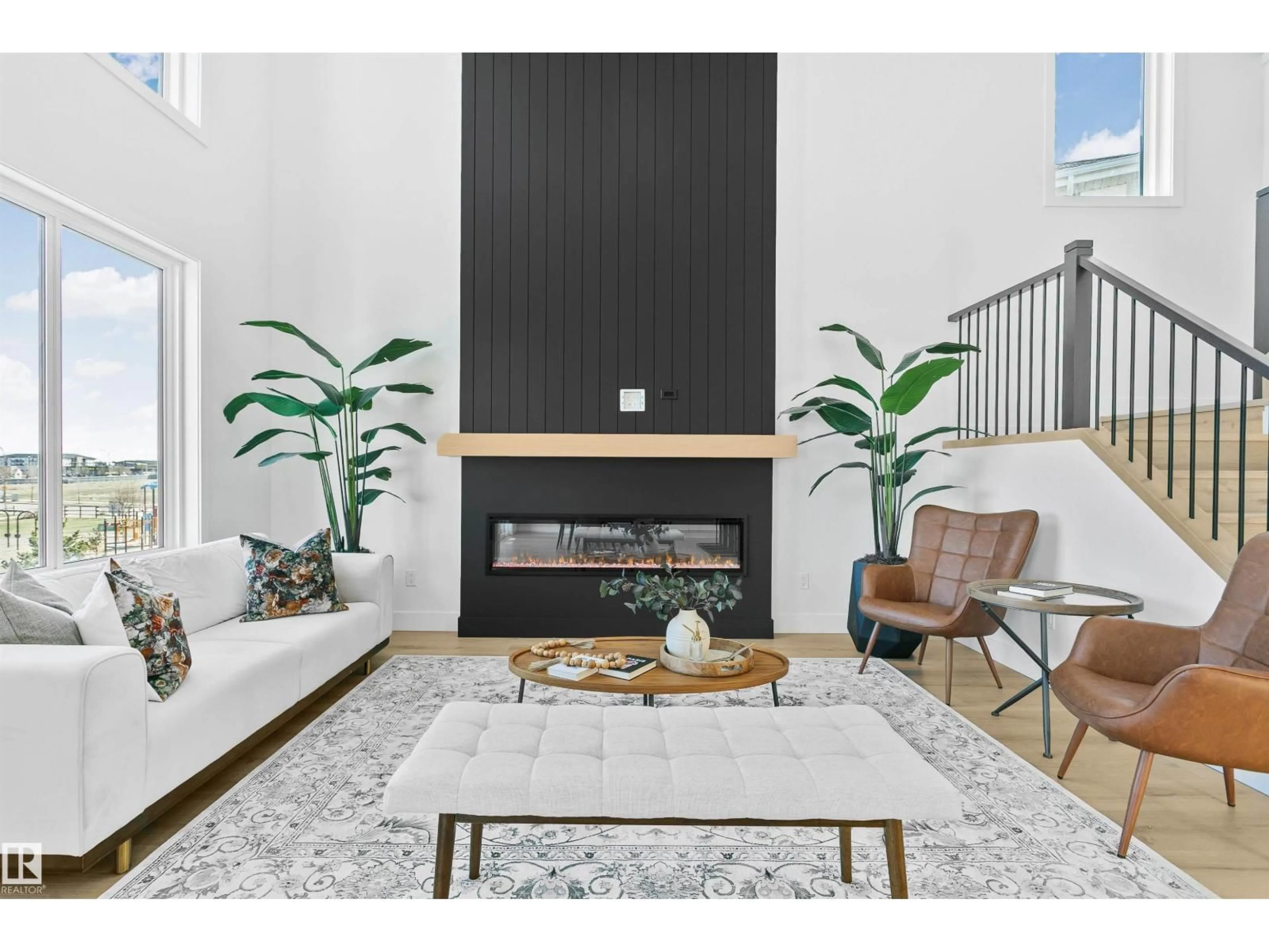 Living room with furniture, unknown for 34 HARLEY WAY, Spruce Grove Alberta T7X0X4