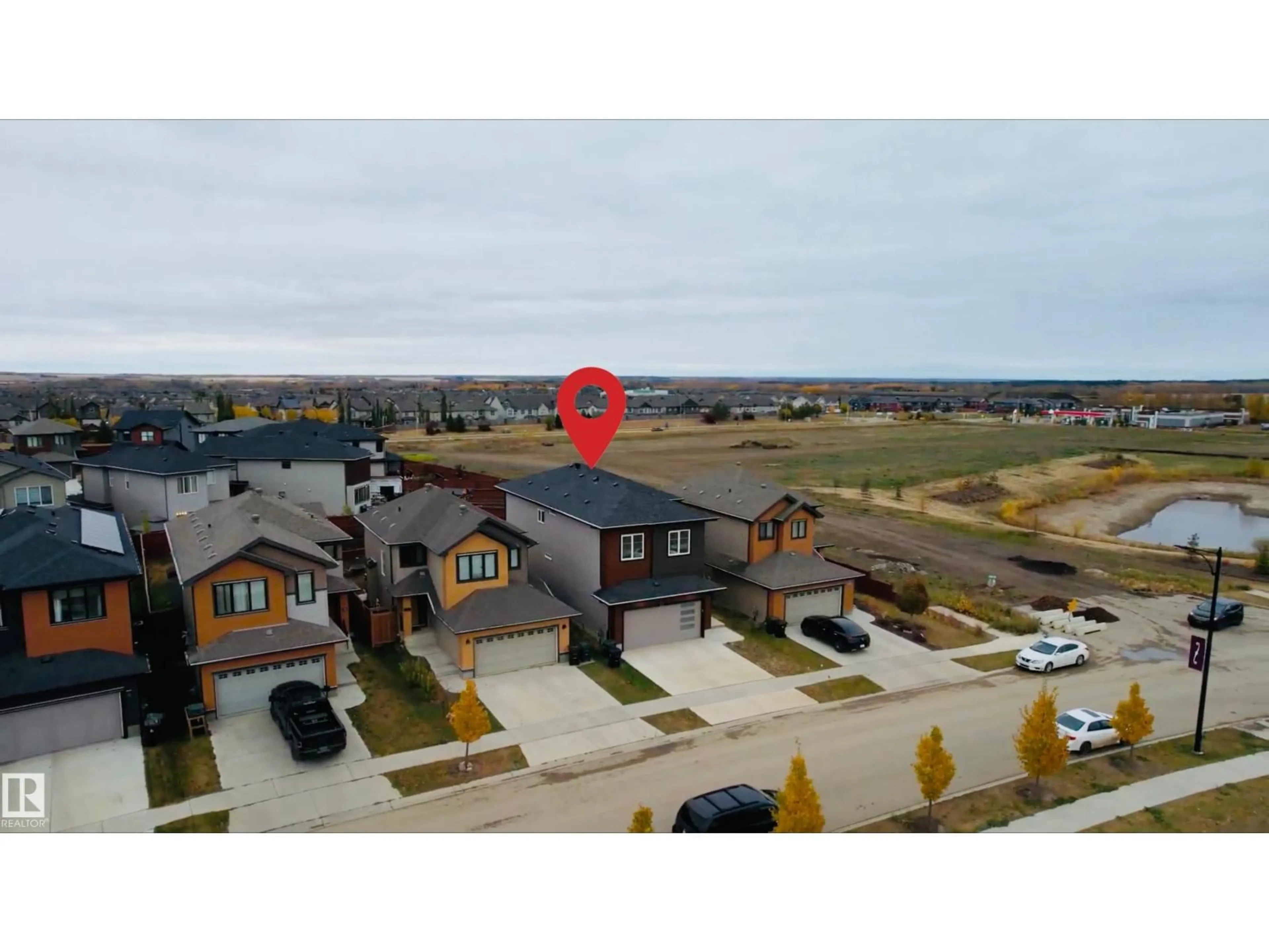 A pic from outside/outdoor area/front of a property/back of a property/a pic from drone, unknown for 22 TIMBRE WY, Spruce Grove Alberta T7X0A7