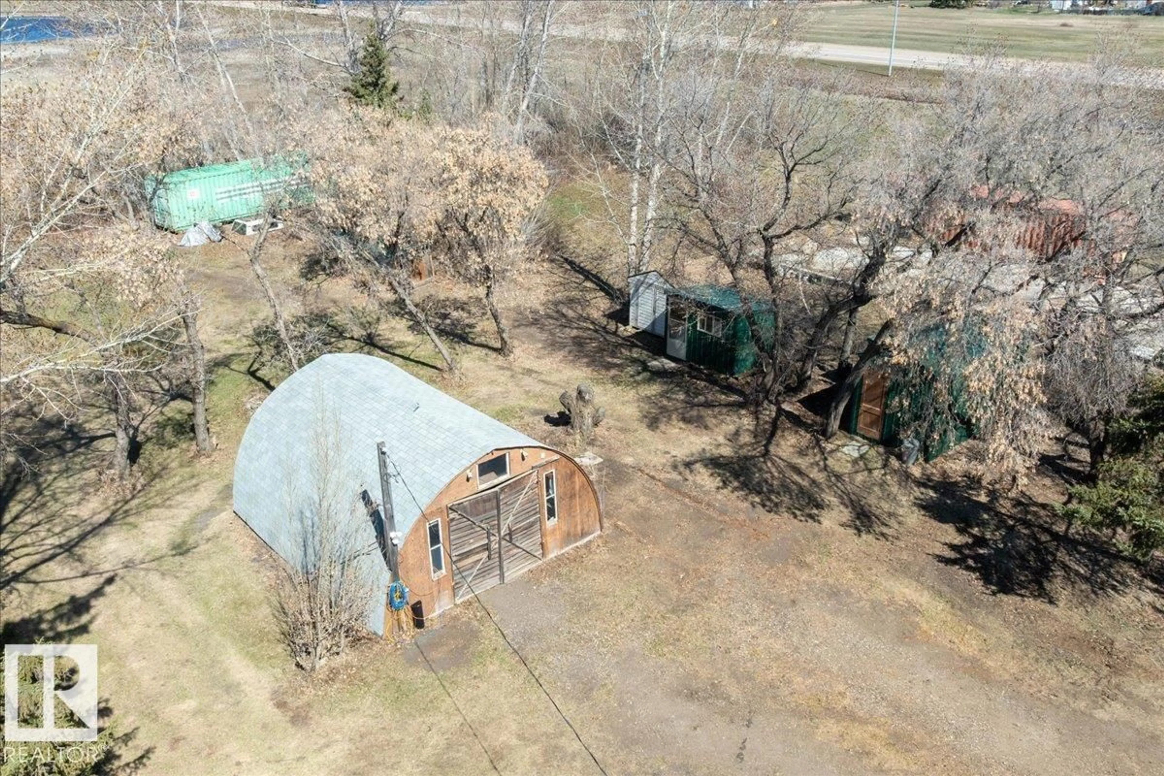 A pic from outside/outdoor area/front of a property/back of a property/a pic from drone, unknown for 49216 RR 161 A, Rural Beaver County Alberta T0B2C0