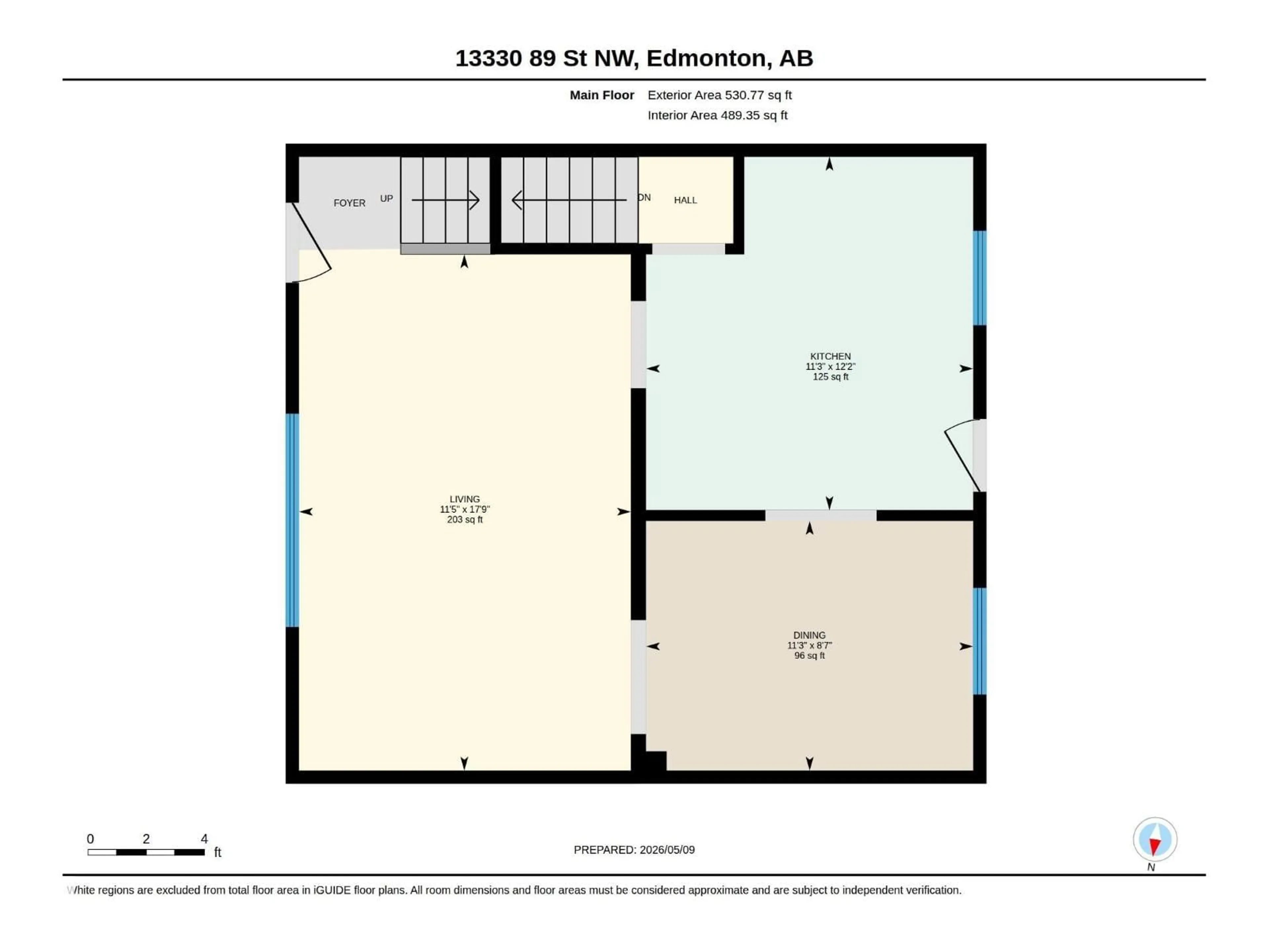 Floor plan for 13330 89 ST, Edmonton Alberta T5E3K2