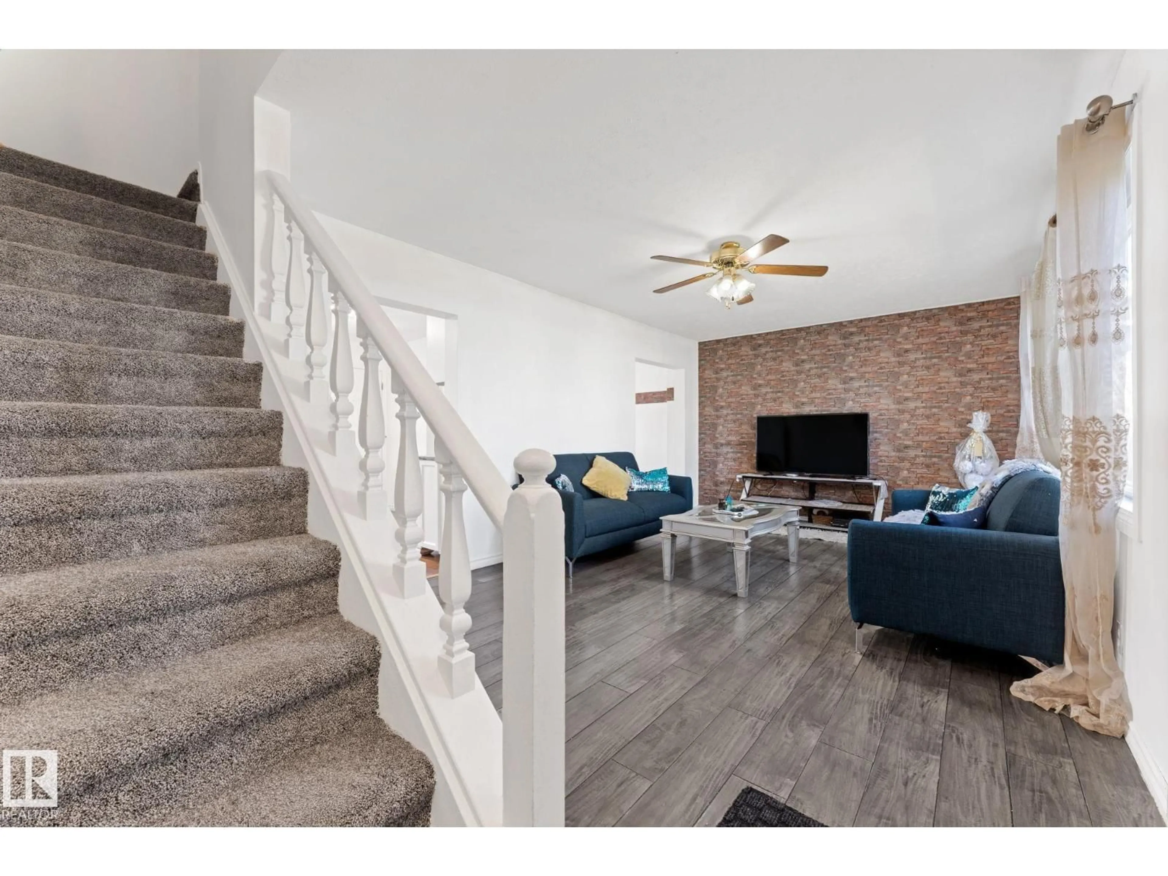 Living room with furniture, unknown for 13330 89 ST, Edmonton Alberta T5E3K2